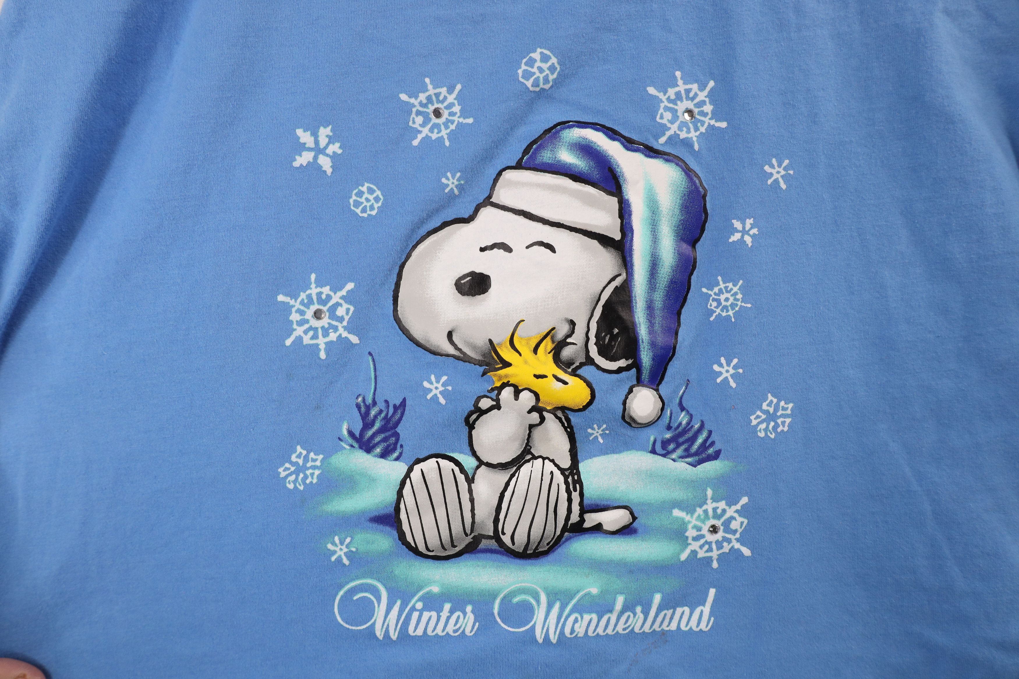 Vintage Vintage Snoopy Peanuts Wonderland Night Sleep T-Shirt Gown Size M / US 6-8 / IT 42-44 - 4 Thumbnail