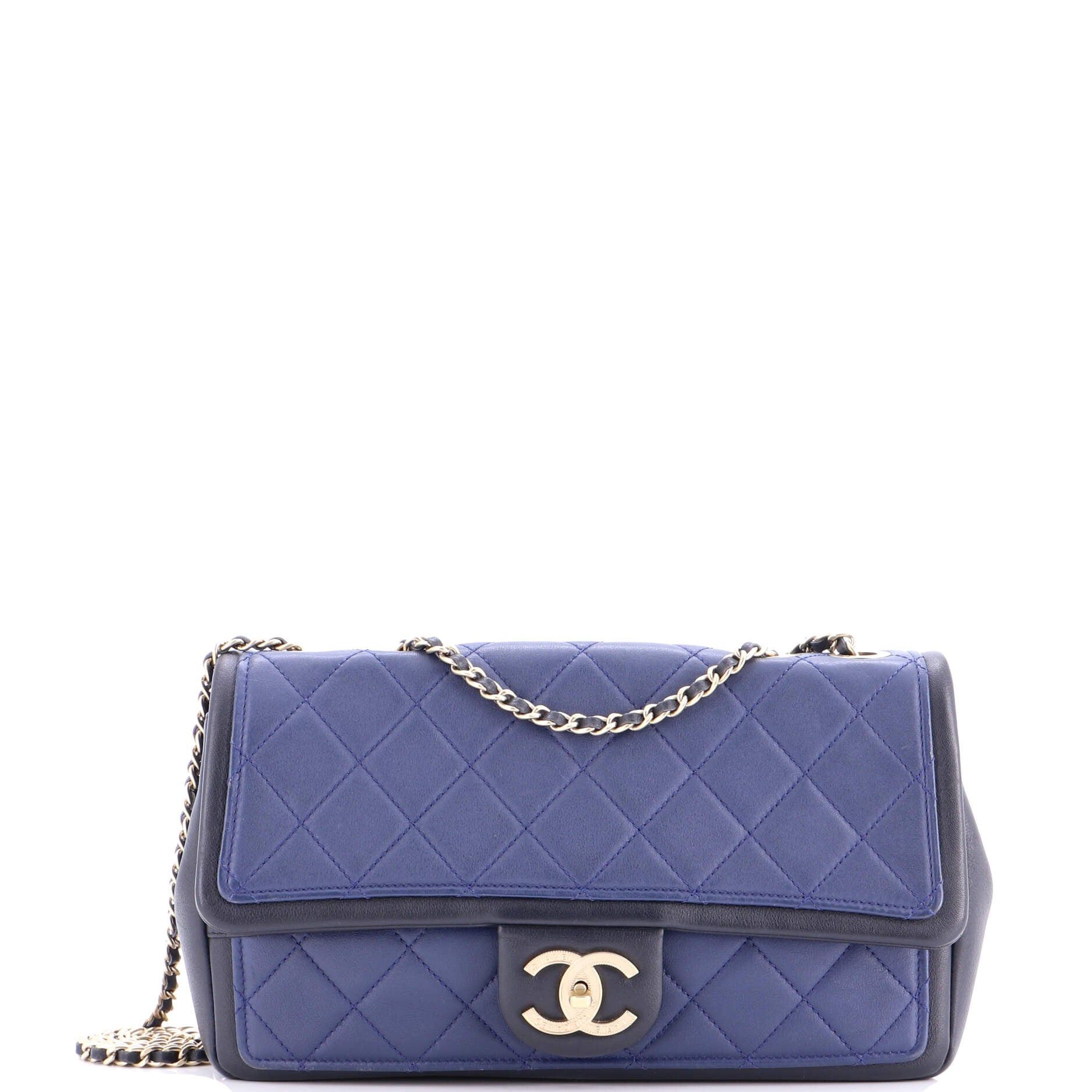 Chanel Bicolor Two Tone CC Chain Flap Bag Size ONE SIZE - 1 Thumbnail