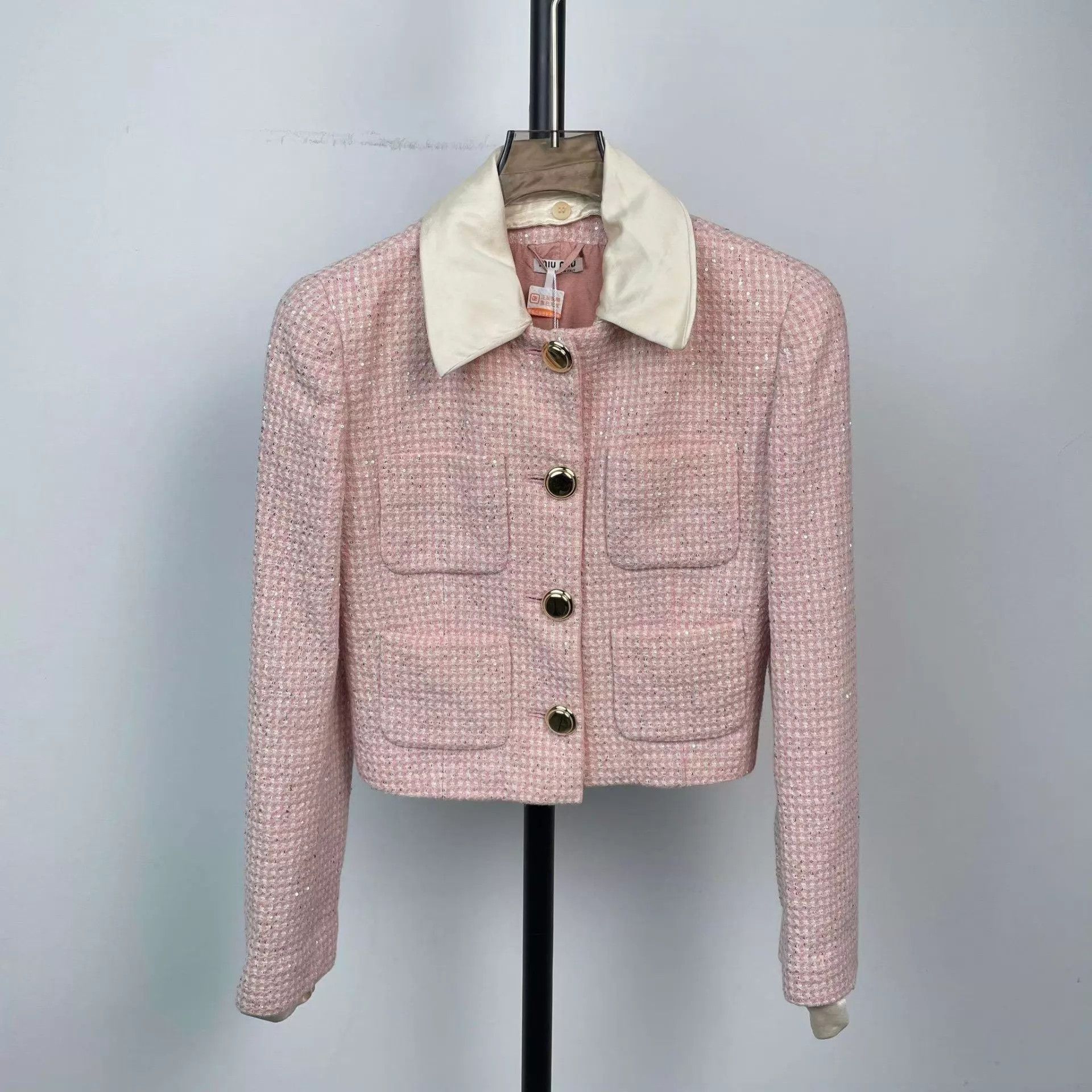Miu Miu MIU MIU women's pink 36 95% New jacket Size XS / US 0-2 / IT 36-38 - 1 Thumbnail