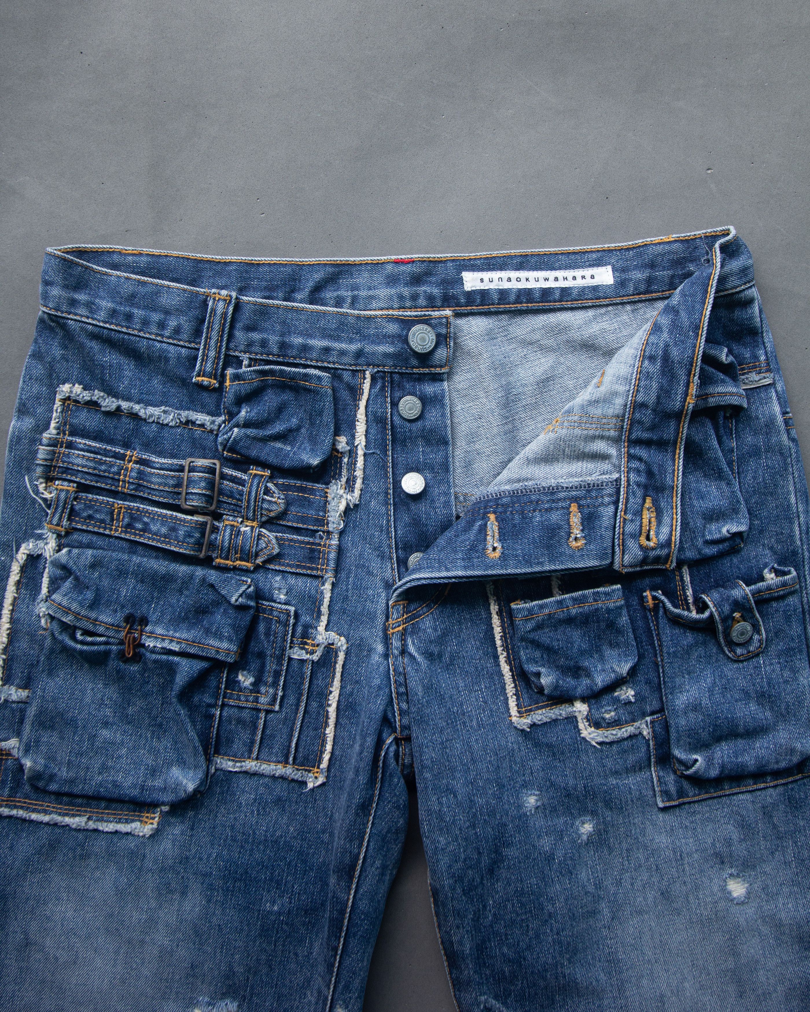 Issey Miyake ❌LAST DROP❌Sunao kuwahara Crazy Design Denim Size US 32 / EU 48 - 5 Thumbnail