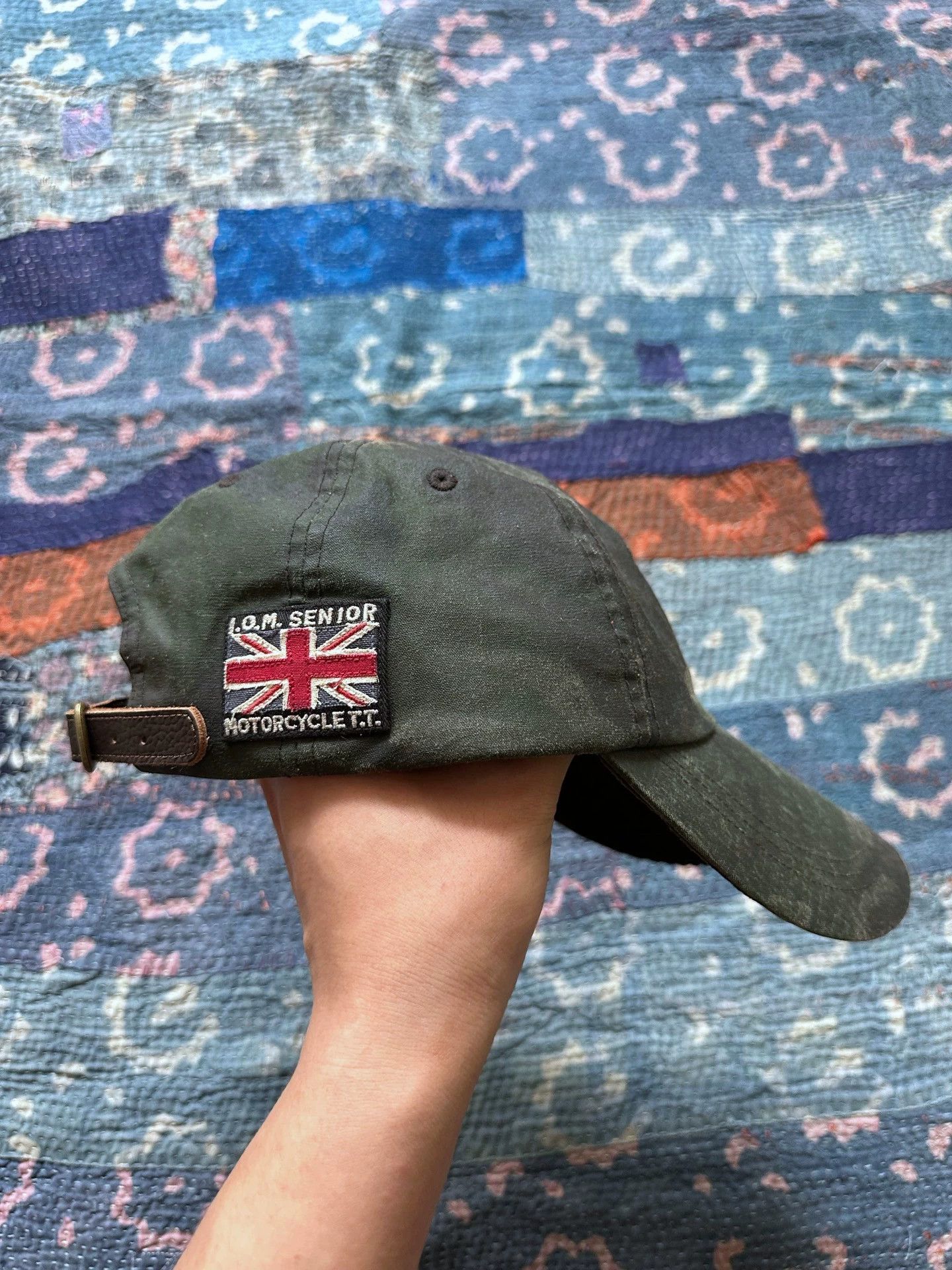 RRL Ralph Lauren RRL Waxed Baseball Cap Authentic OS Worn 3x Size ONE SIZE - 2 Thumbnail