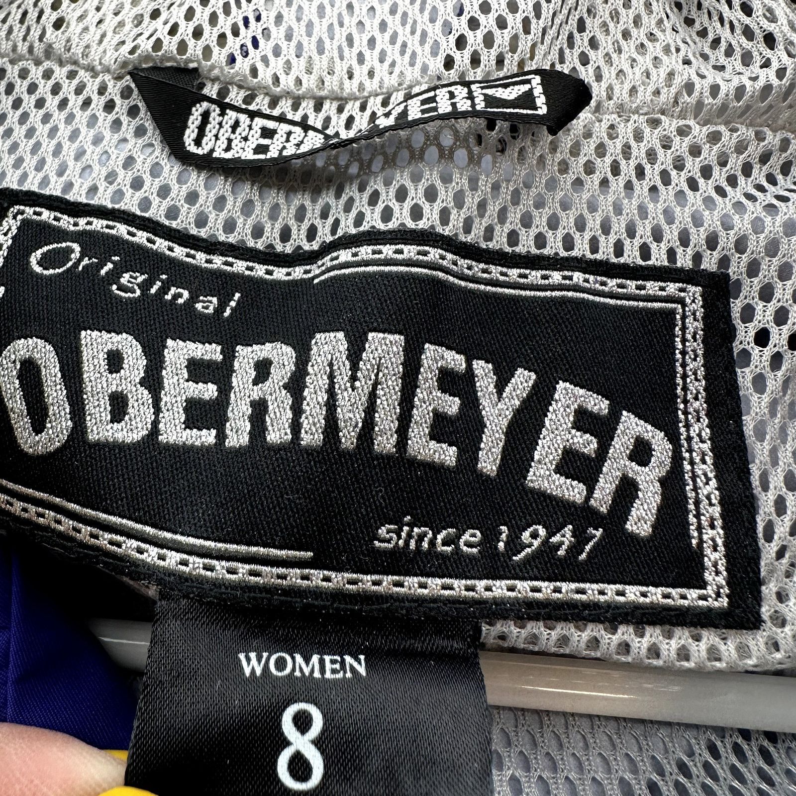 Obermeyer Obermeyer Windbreaker Ski Jacket Hood Full Zip Pockets 8 Size M / US 6-8 / IT 42-44 - 4 Thumbnail