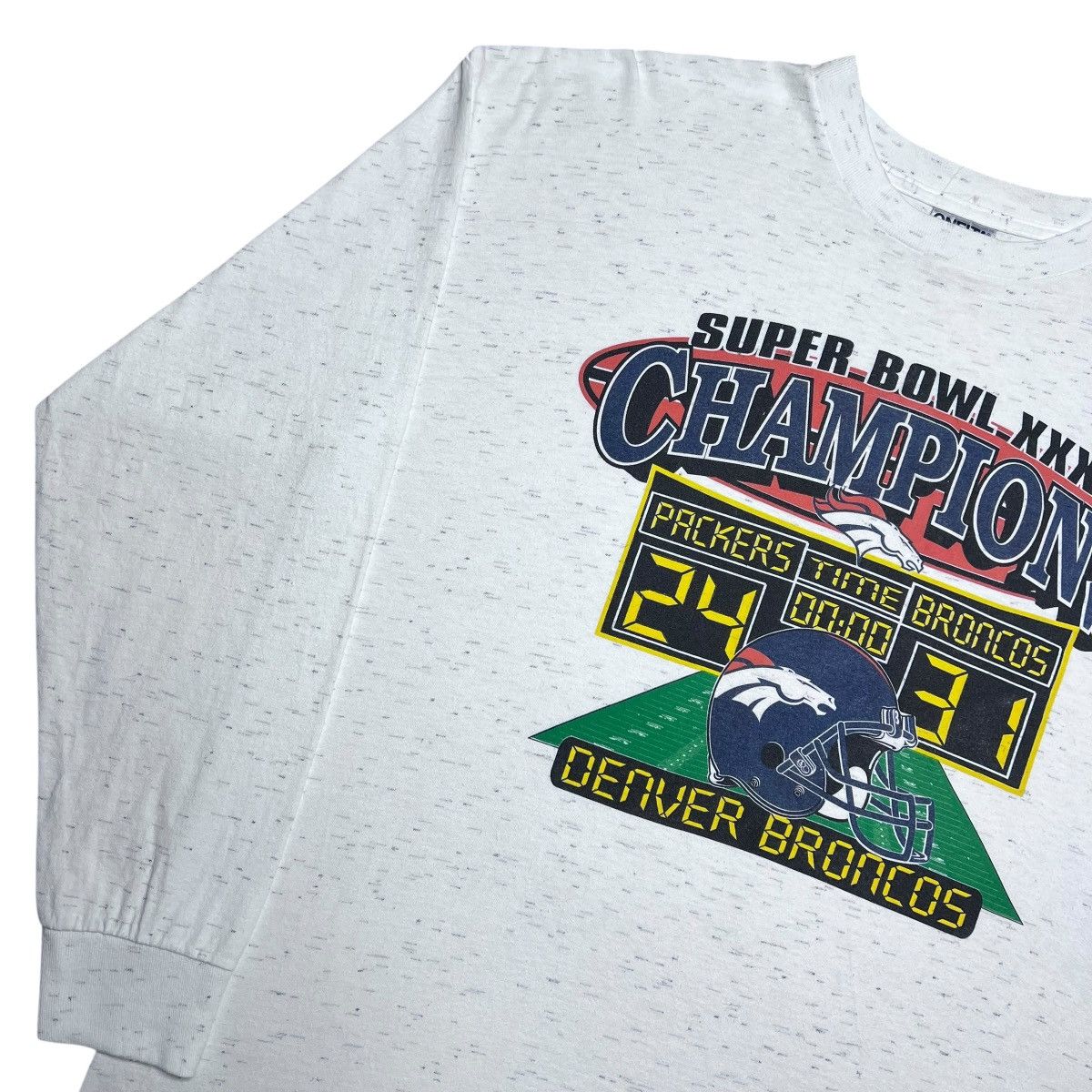 NFL 1998 NFL Denver Broncos Green Bay Packers Long Sleeve Shirt Size US XL / EU 56 / 4 - 16 Thumbnail