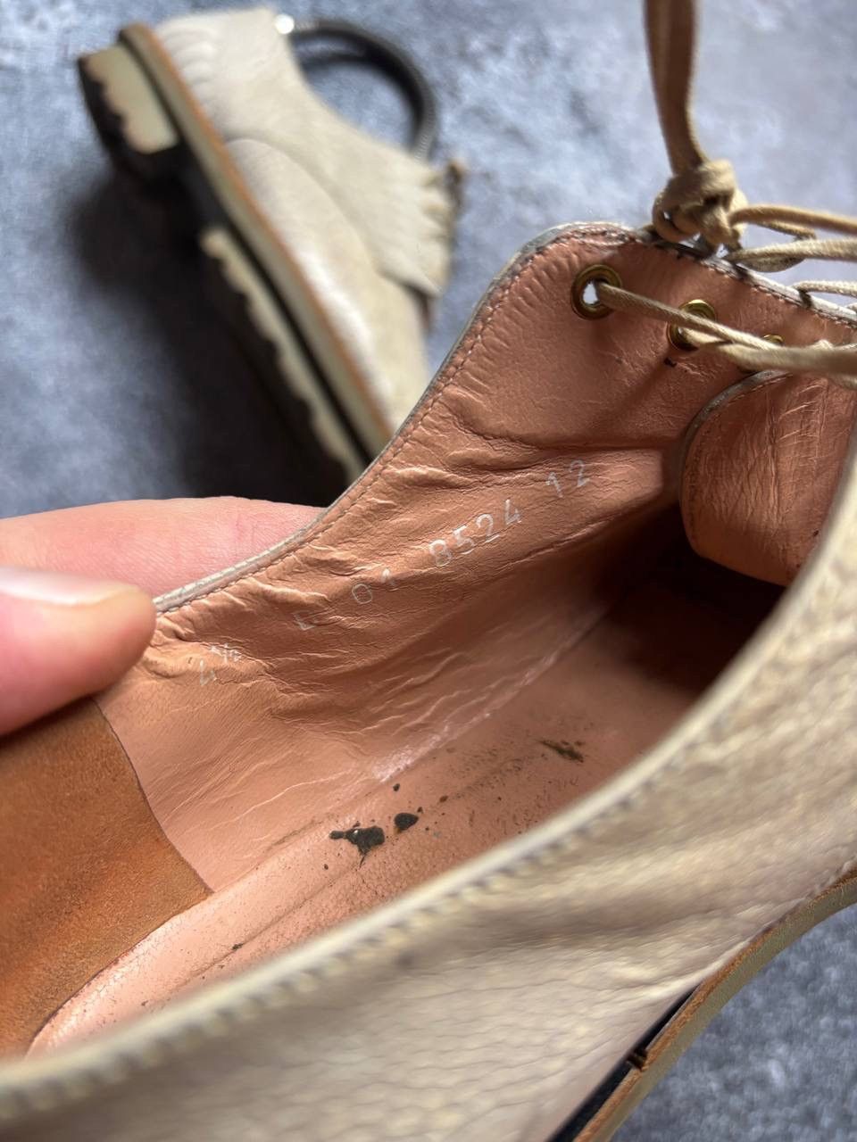 Robert Clergerie Robert Clergerie Paris Skin leather Oxford Shoes Lace Up Size US 4.5 / IT 34.5 - 7 Thumbnail