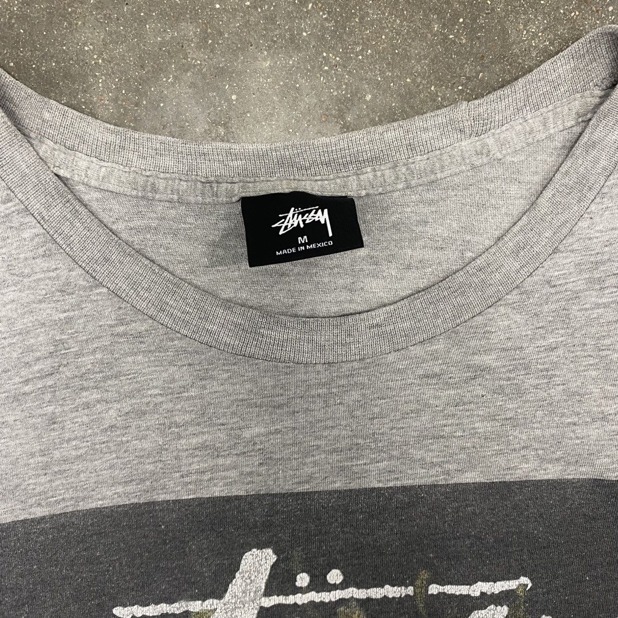 Stussy Vintage Faded Distressed Stussy World Tour Floral Tee Size US M / EU 48-50 / 2 - 3 Thumbnail