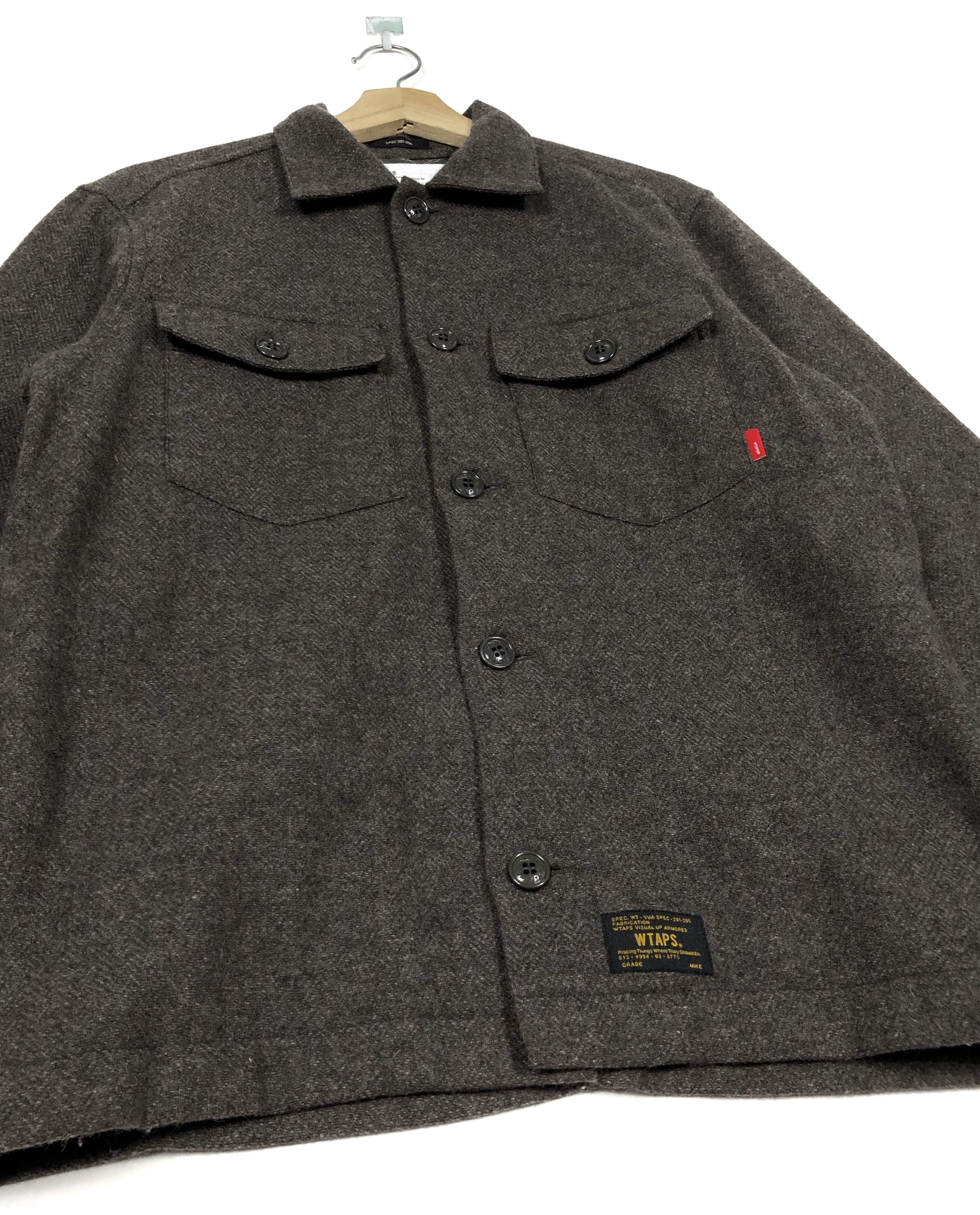 Wtaps BUDS L/S WOOL 4-POCKETS SHIRT Size US M / EU 48-50 / 2 - 9 Thumbnail