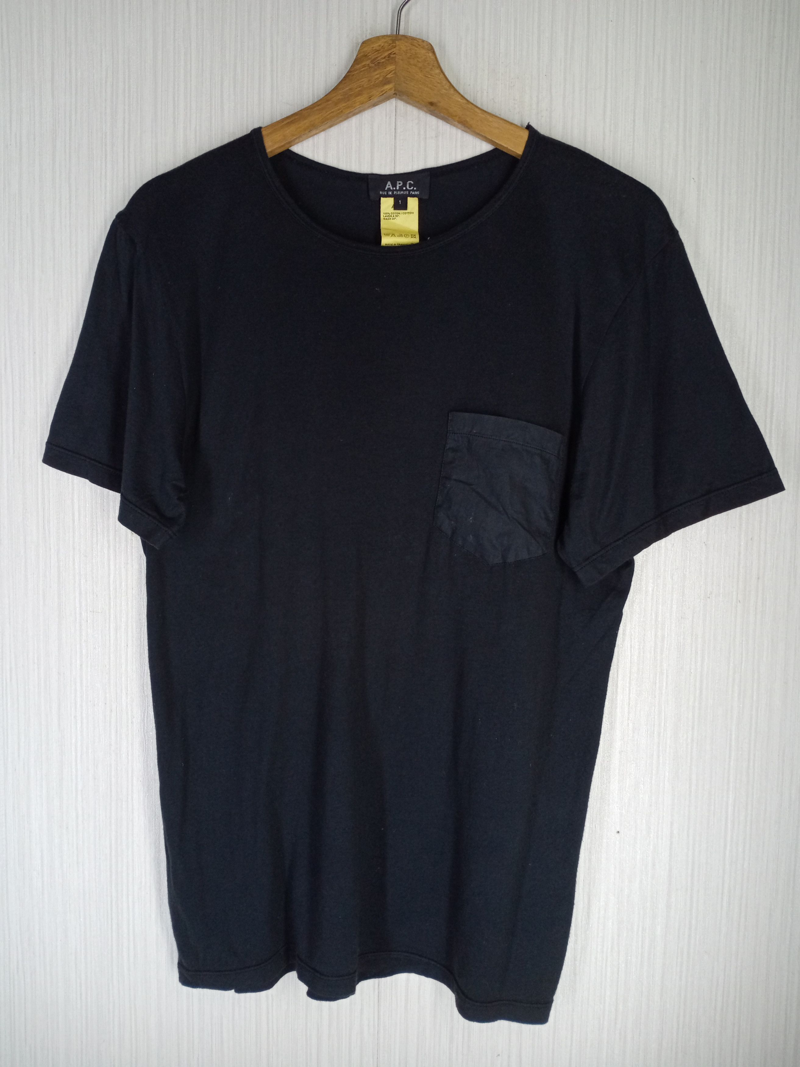 A.P.C. Rare Vintage A.P.C. Single Pocket Tshirt Size US M / EU 48-50 / 2 - 2 Thumbnail