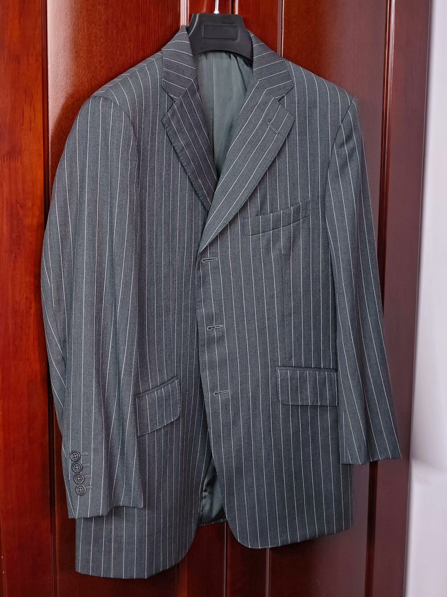 Alfred Dunhill Dunhill Italian Wool Suit Jacket Size US M / EU 48-50 / 2 - 1 Thumbnail