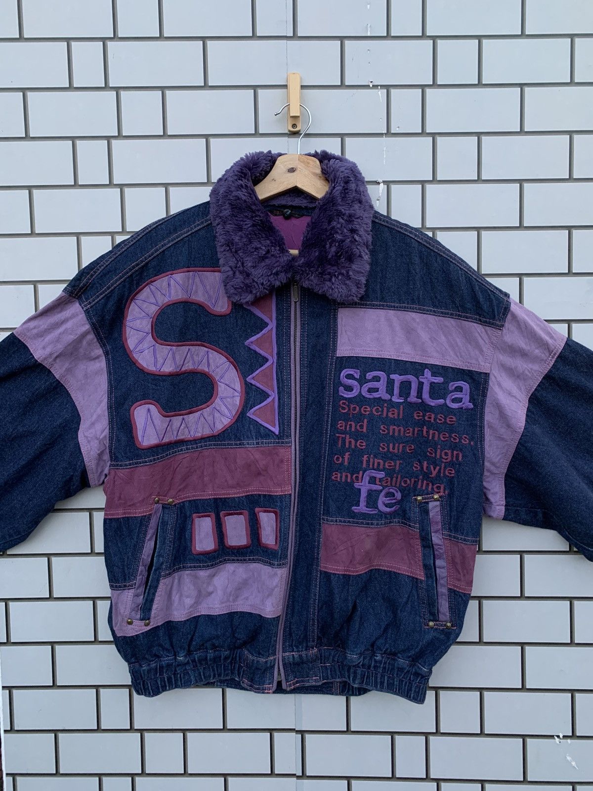 Japanese Brand Vintage Japanese Brand Santa Fee Denim Jacket Size US L / EU 52-54 / 3 - 6 Thumbnail