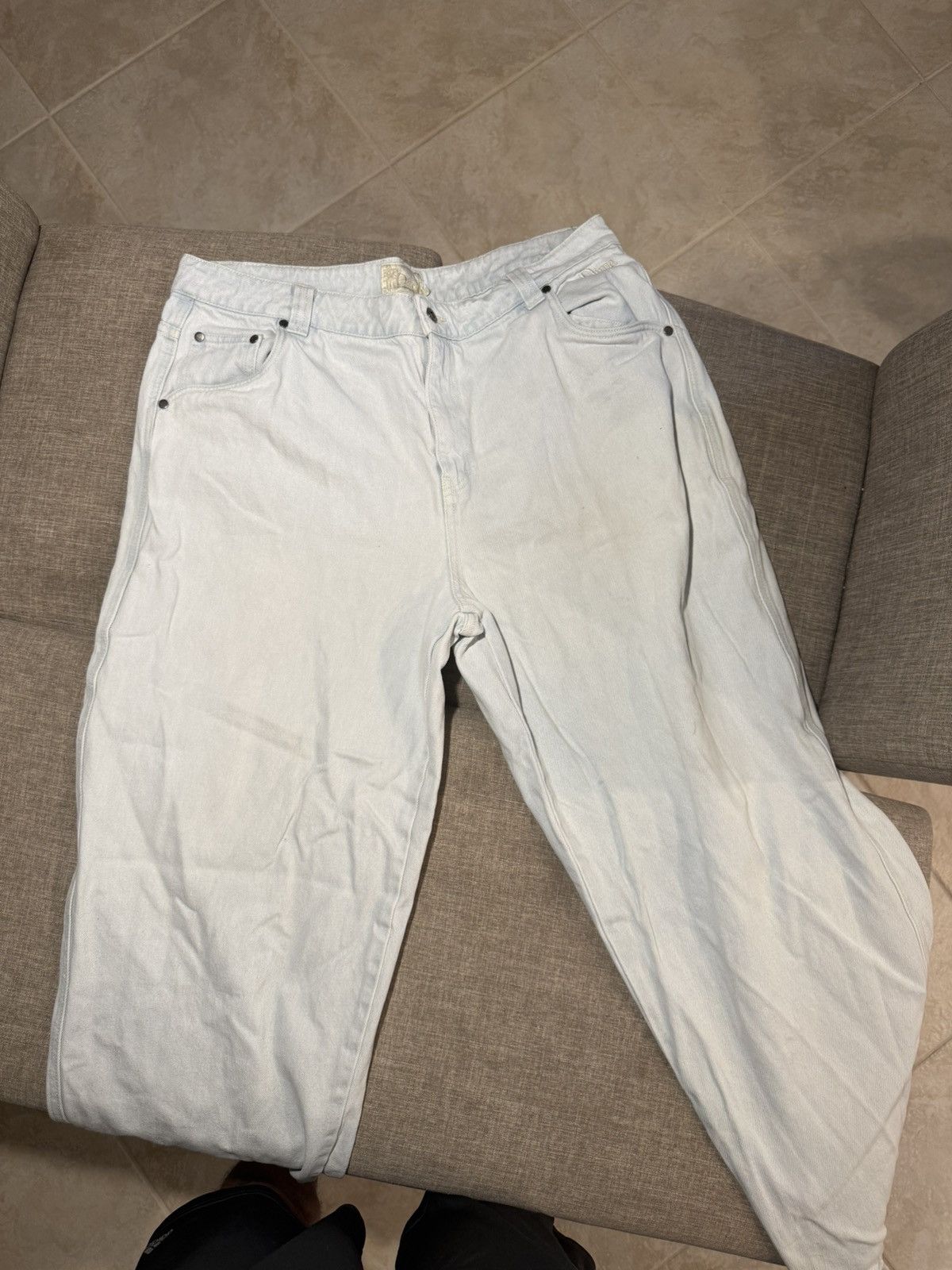 Dime Dime Light wash Baggy Jeans Size US 36 / EU 52 - 1 Thumbnail