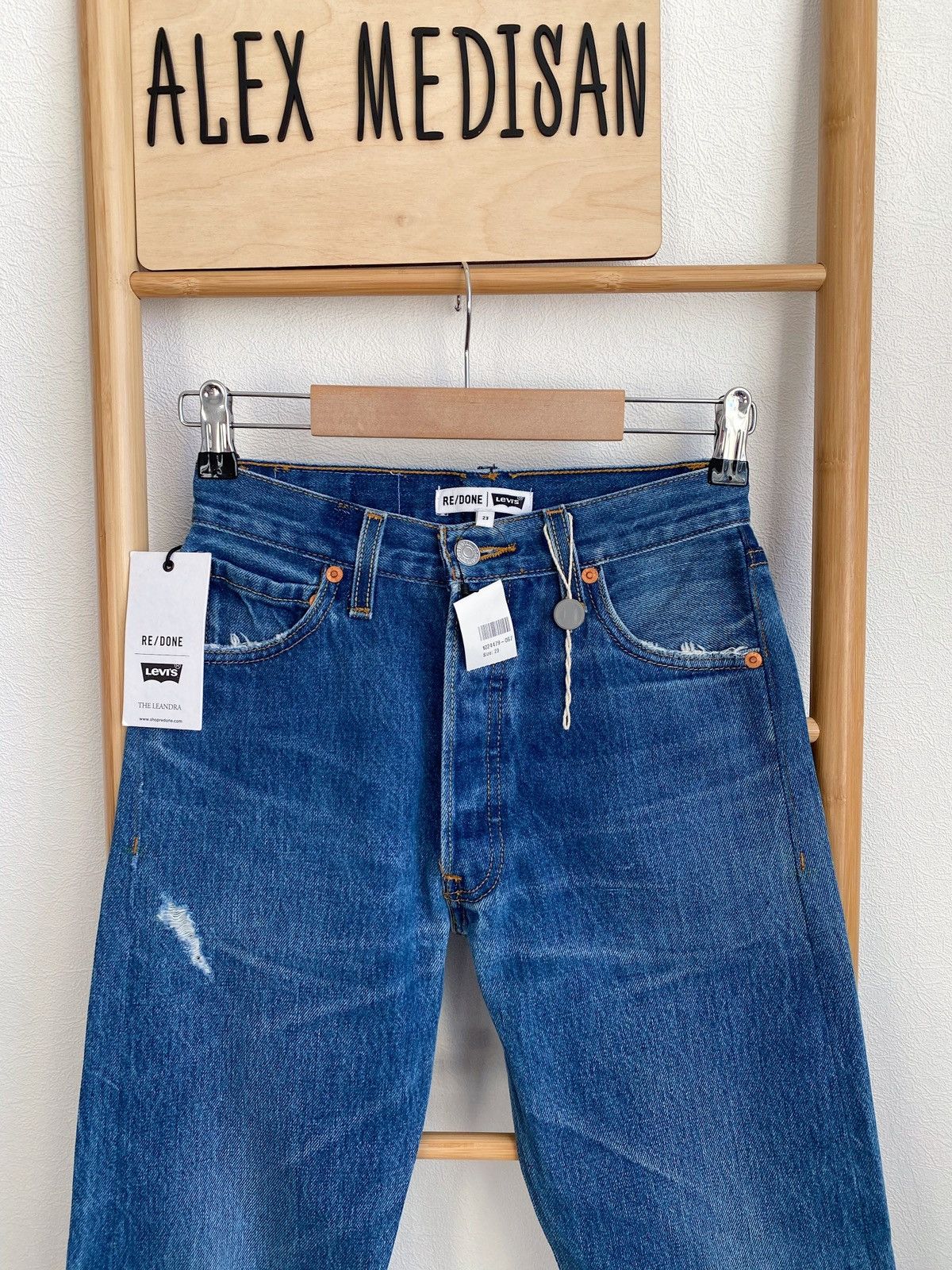 Levi's × RE/DONE Levi’s x Re/Done The Leandra Jeans Size 23" - 5 Thumbnail