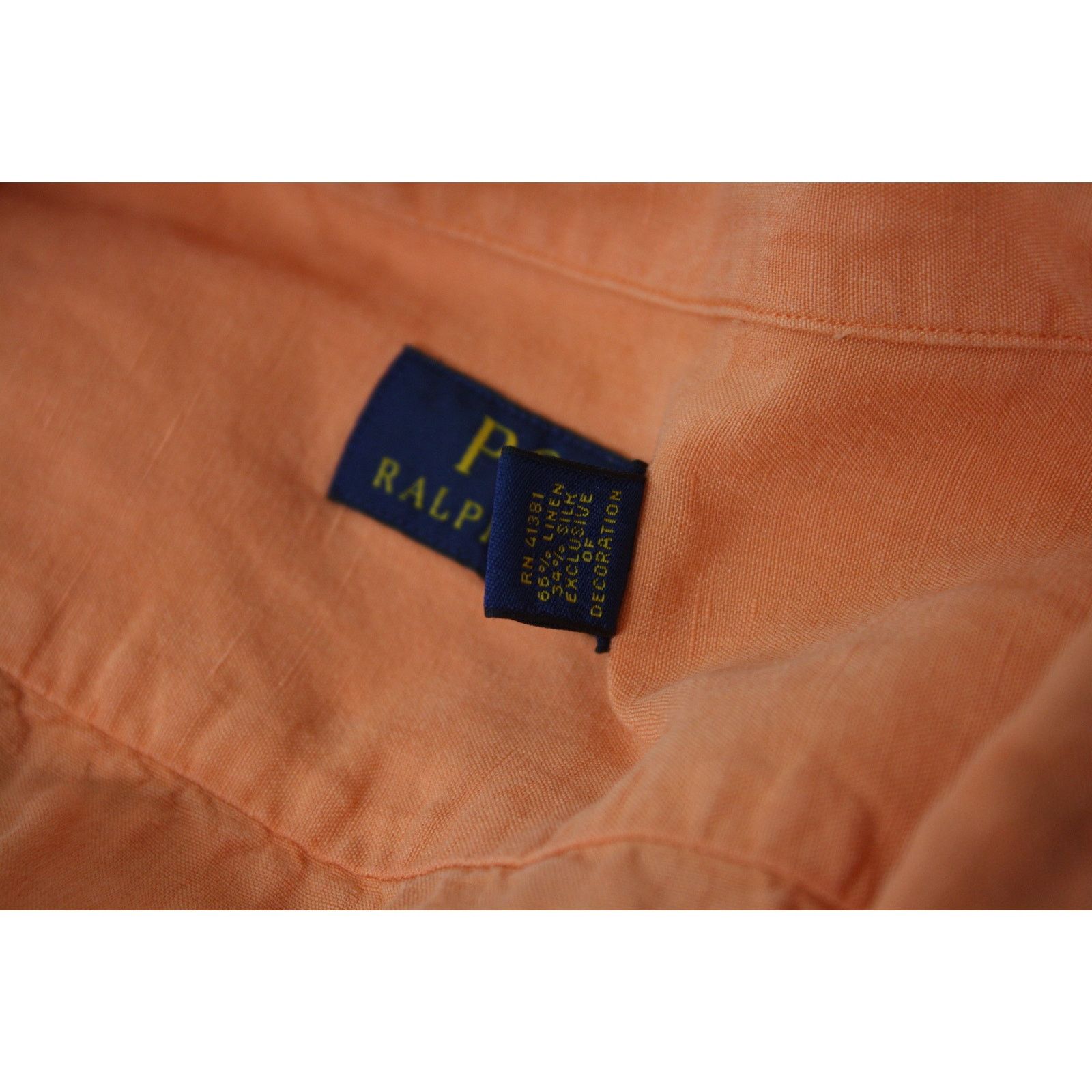 Polo Ralph Lauren Polo Ralph Lauren Silk Linen Loop Collar Camp Shirt XL Size US XL / EU 56 / 4 - 4 Thumbnail