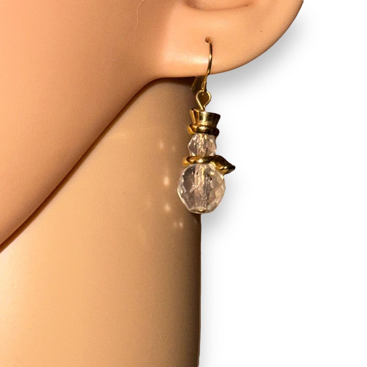 Other Aurora Borealis crystal snowman dangle earrings Size ONE SIZE - 2 Thumbnail