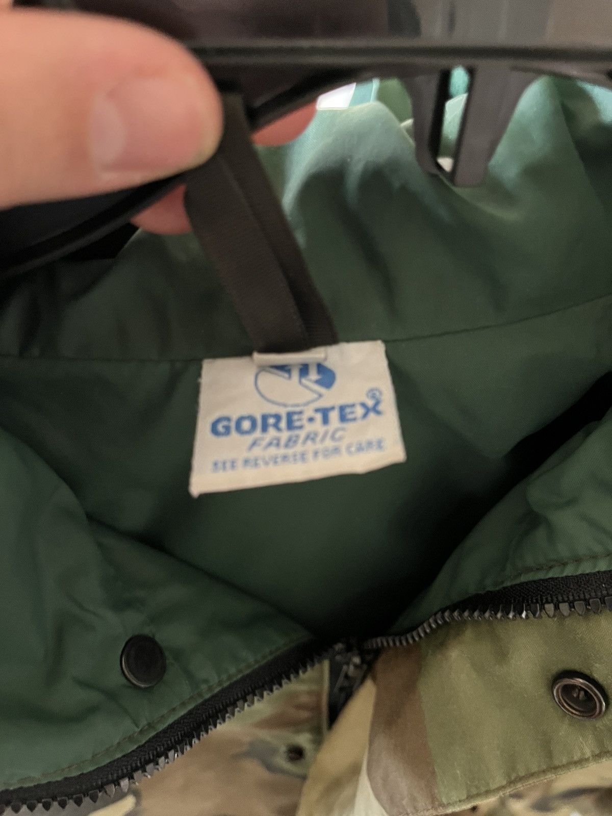 Goretex Gore-Tex camo bomber jacket 🧥 Size US L / EU 52-54 / 3 - 3 Thumbnail
