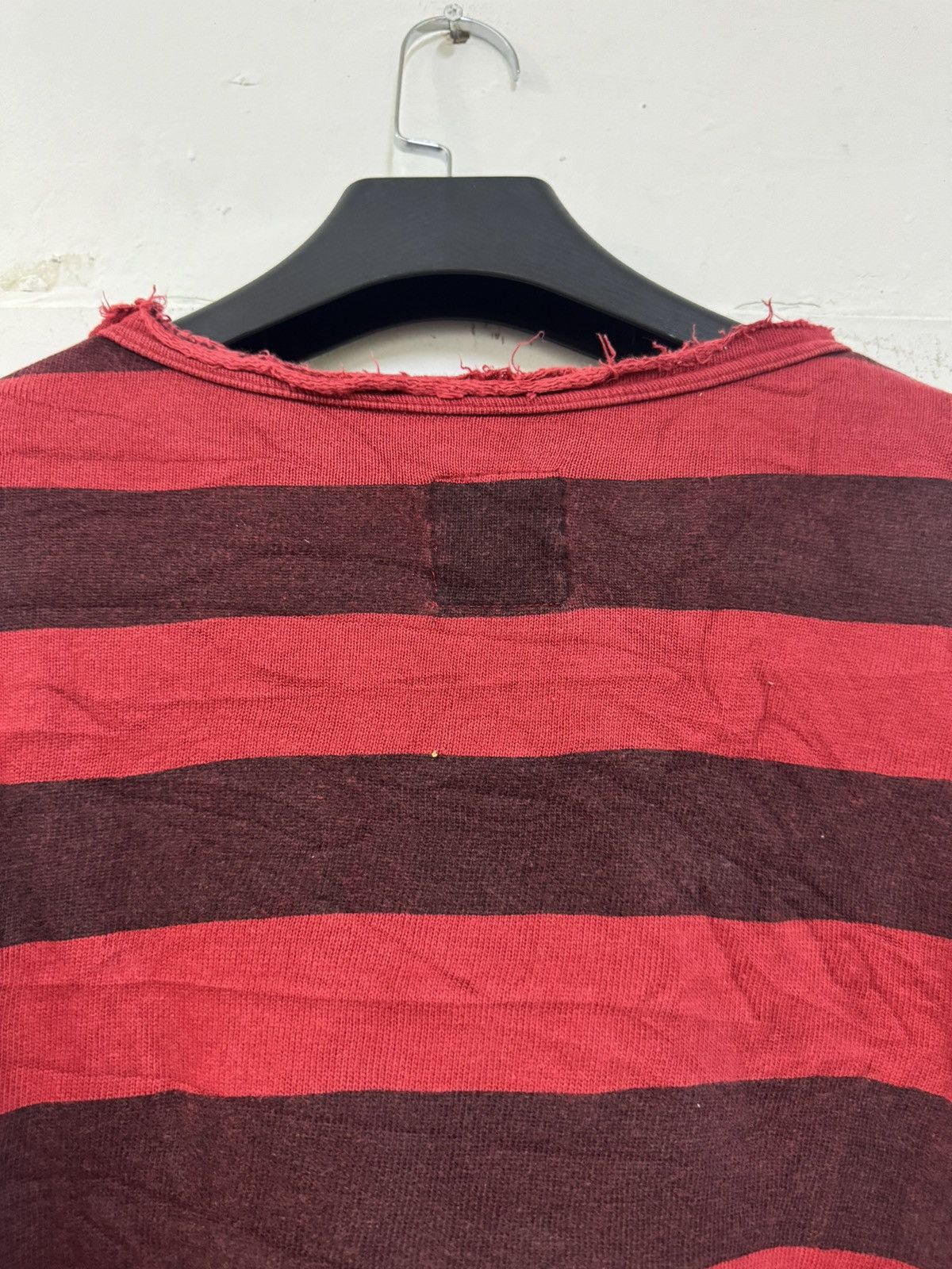 PPFM 💥 PPFM STRIPE RED BLACK GRUNGE DESTROYED DAMAGE KURT COBAIN Size US M / EU 48-50 / 2 - 9 Thumbnail