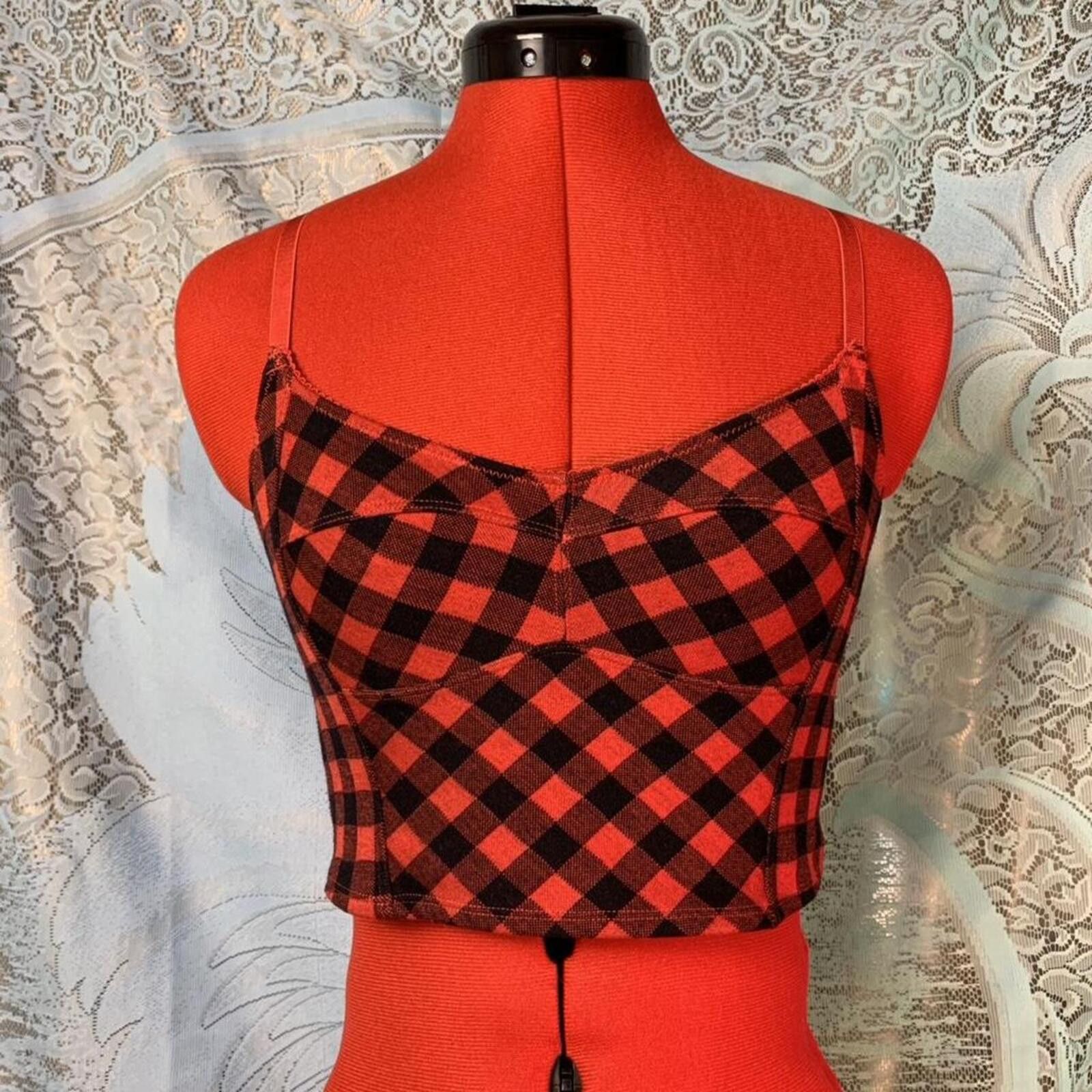 Other Gothic punk plaid alt bustier! Size ONE SIZE - 2 Thumbnail