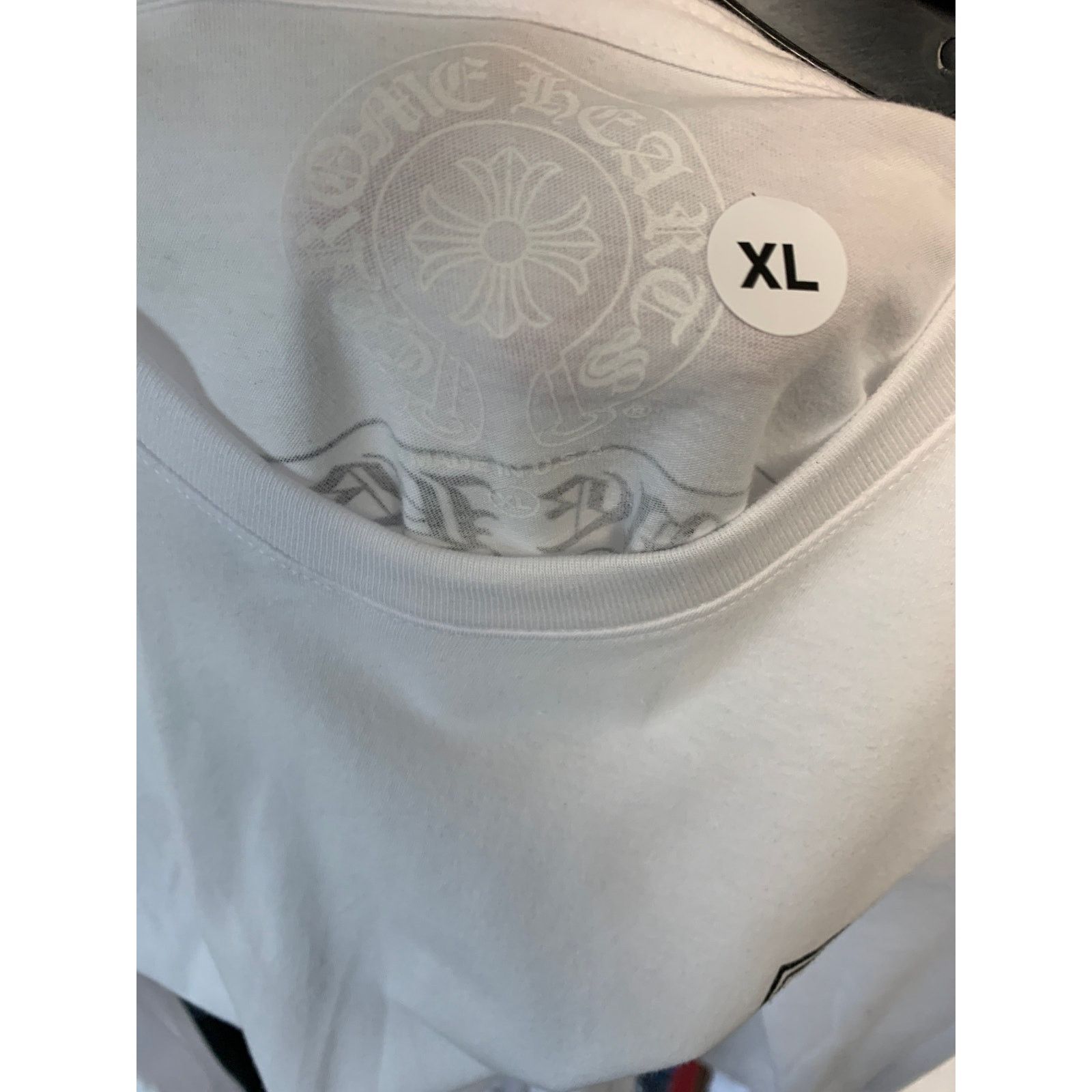Chrome Hearts Chrome Hearts Long Sleeve Foti Tee White Size XLarge NEW Size US XL / EU 56 / 4 - 3 Thumbnail