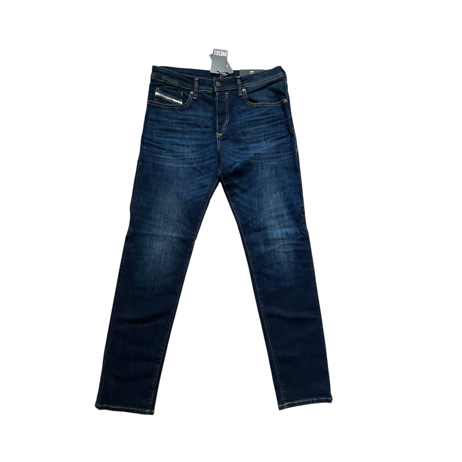 Diesel Diesel Mens Buster Tapered Jeans RB066 Blue $195 Size 34/32 Size US 34 / EU 50 - 1 Thumbnail