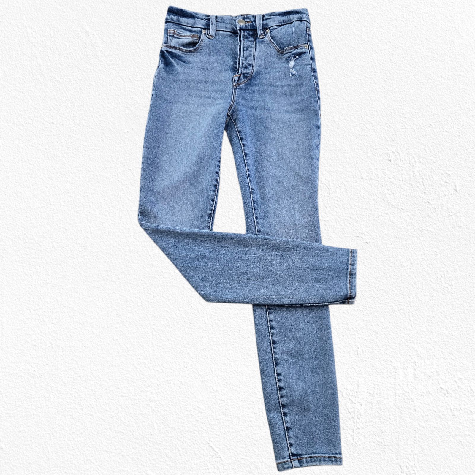 Good American Good American Good Legs Skinny Jeans Size 2 Size 26" / US 2 / IT 38 - 2 Thumbnail