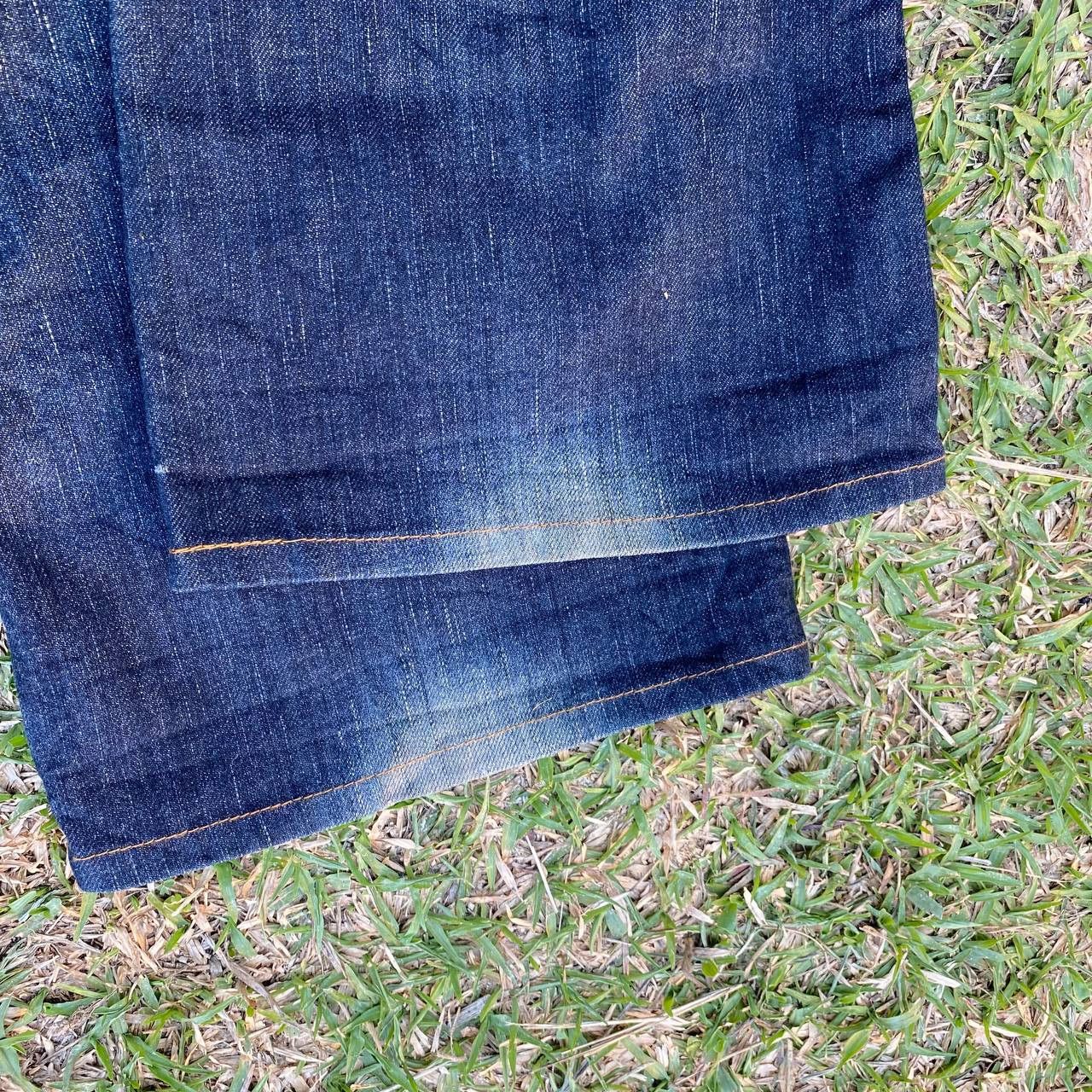Edwin Vintage Edwin Buffalo Blue Trip Distressed Flare Jeans LGB Size US 34 / EU 50 - 15 Thumbnail