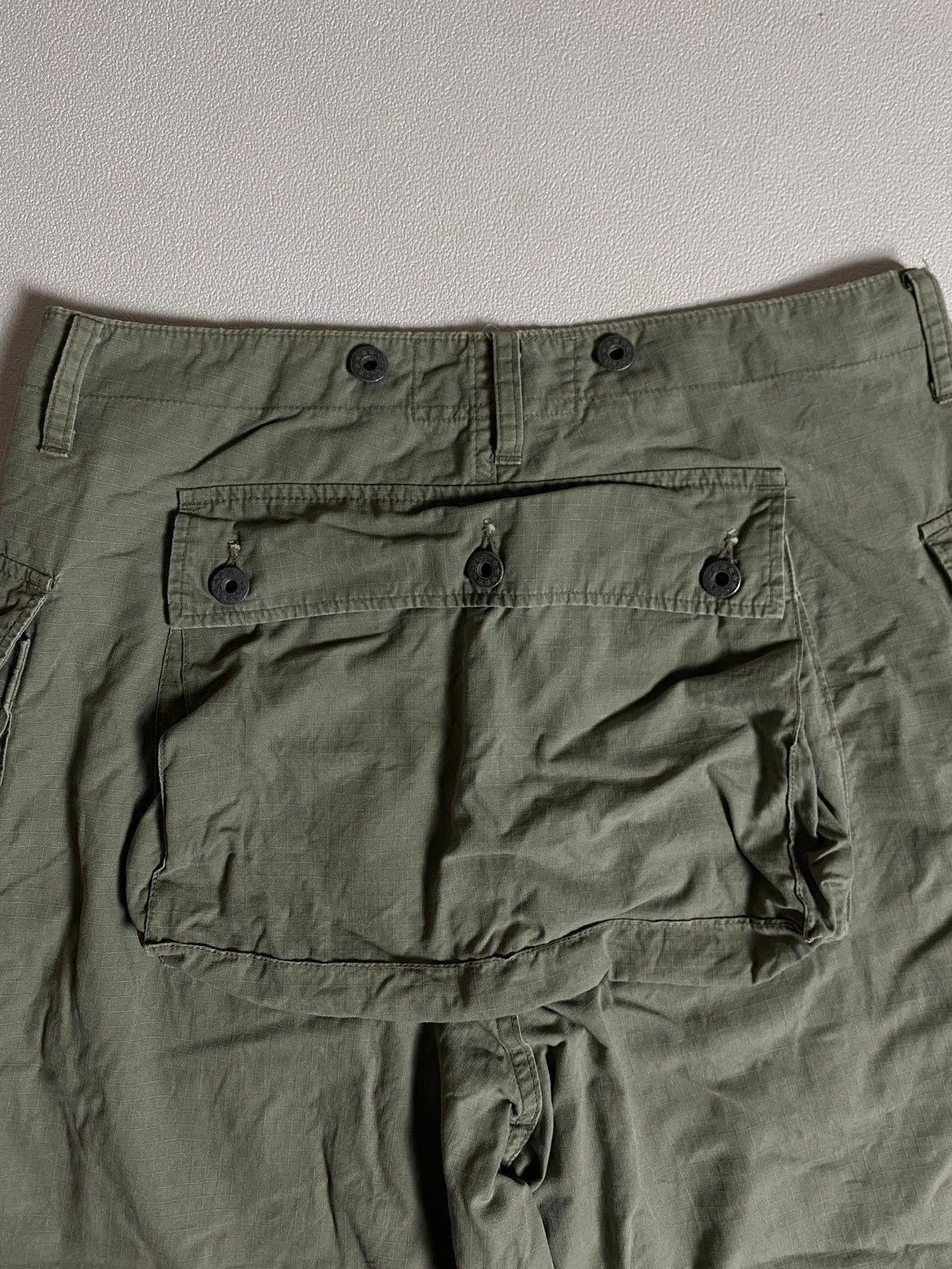 Japanese Brand Army Issue Blue Way Clothing Co. Monkey Pants Made in Japan Size US 30 / EU 46 - 11 Thumbnail