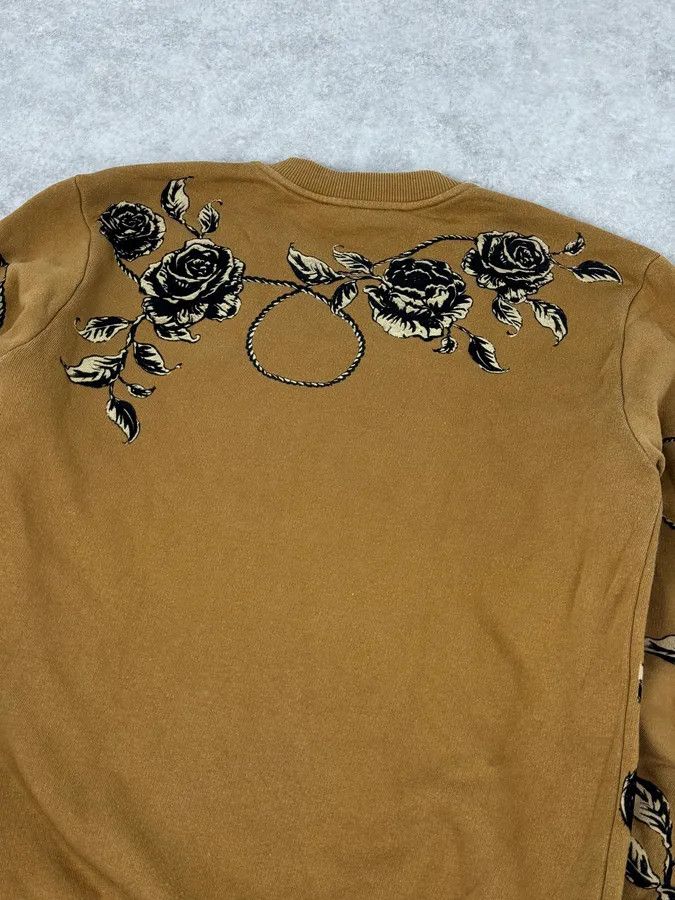 Dolce & Gabbana 2010s Dolce & Gabbana Mustard Embroidered Black Abstract Crewneck Sweater Size US M / EU 48-50 / 2 - 6 Thumbnail