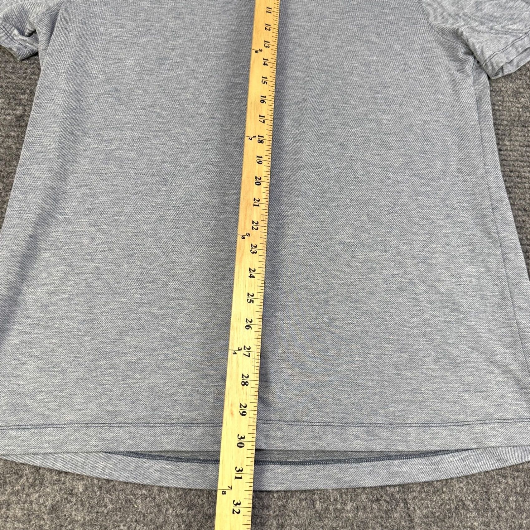 Lululemon Lululemon Polo Shirt Mens Large Gray Heather Performance Golf Athletic Stretch Size US L / EU 52-54 / 3 - 7 Thumbnail