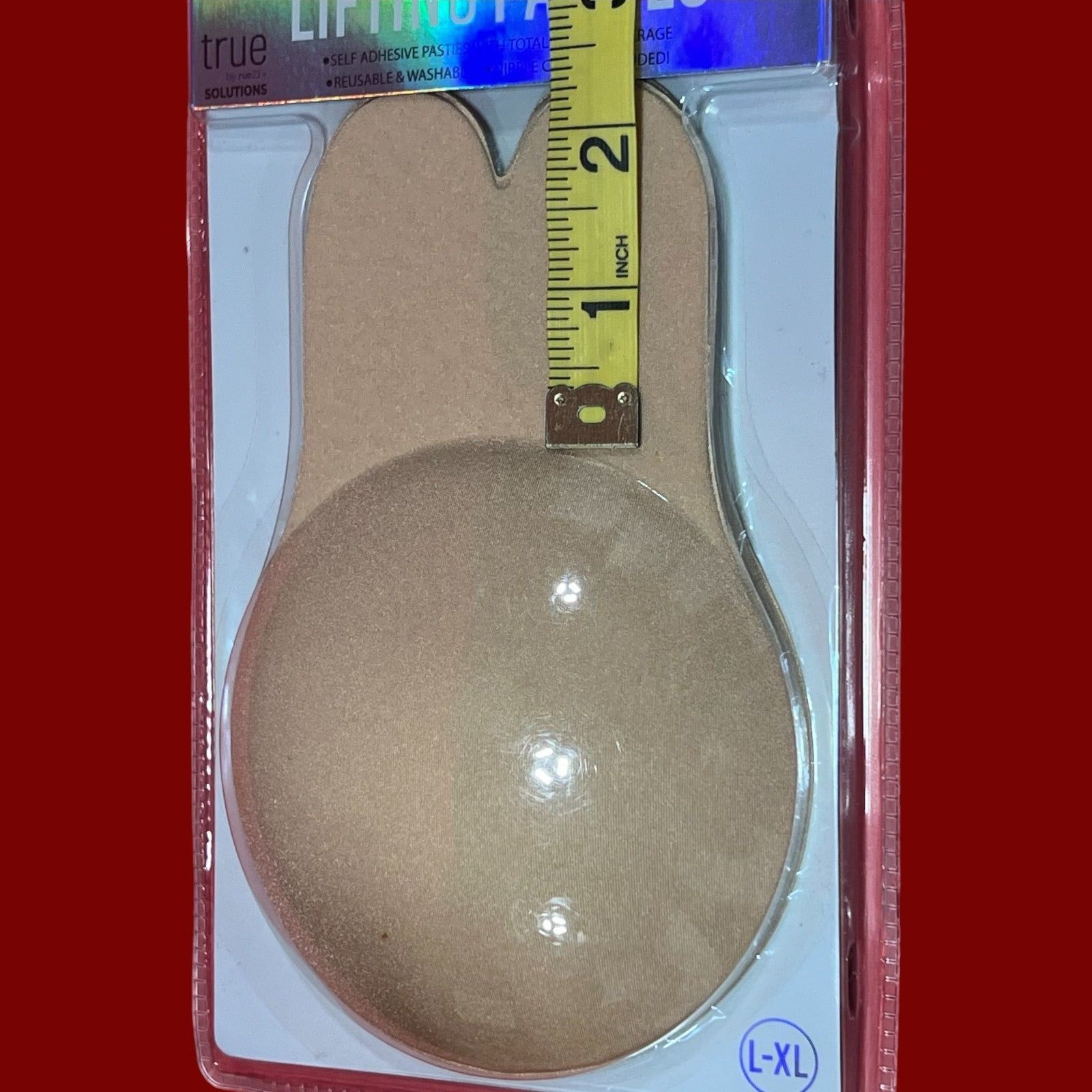 Other True By Rue 21 - Microfiber Adhesive Lifting Pasties - Tan - Size ONE SIZE - 6 Thumbnail