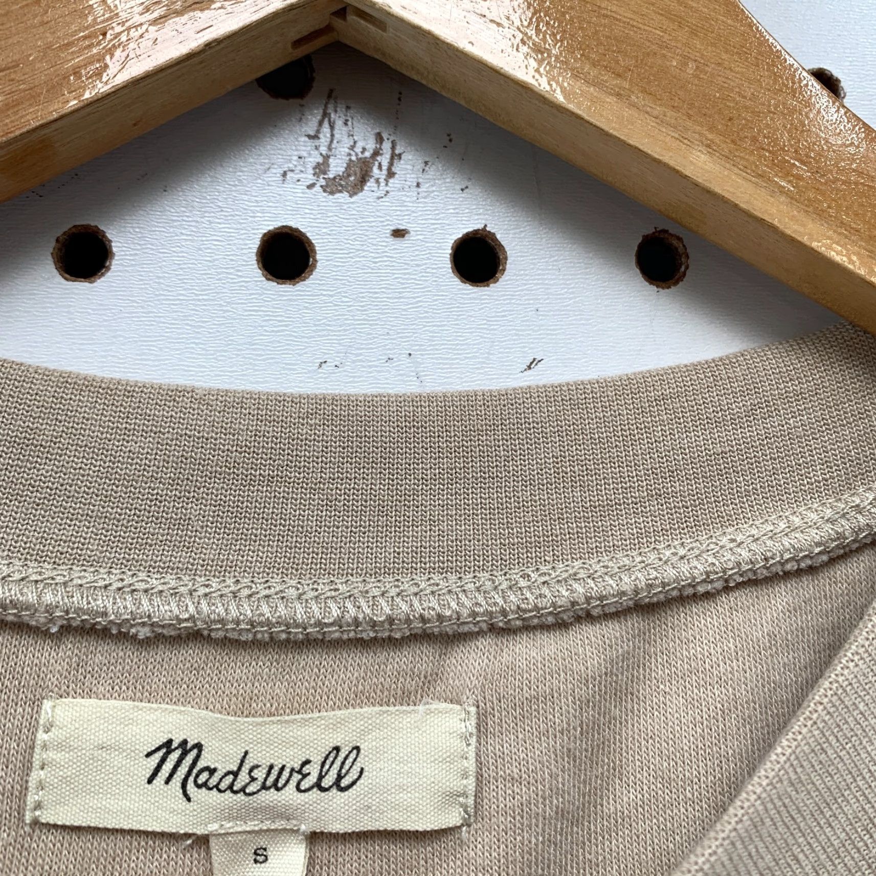 Madewell Madewell Sweater Womens Small Beige Button Pullover Casual Size S / US 4 / IT 40 - 6 Thumbnail