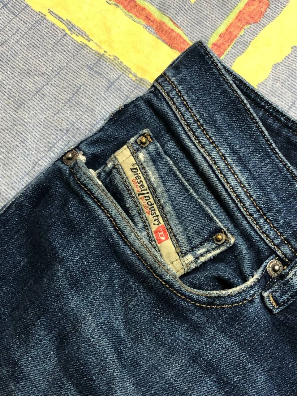 Diesel streetwear Diesel jeans W33 denim pants vintage Size US 33 - 5 Thumbnail