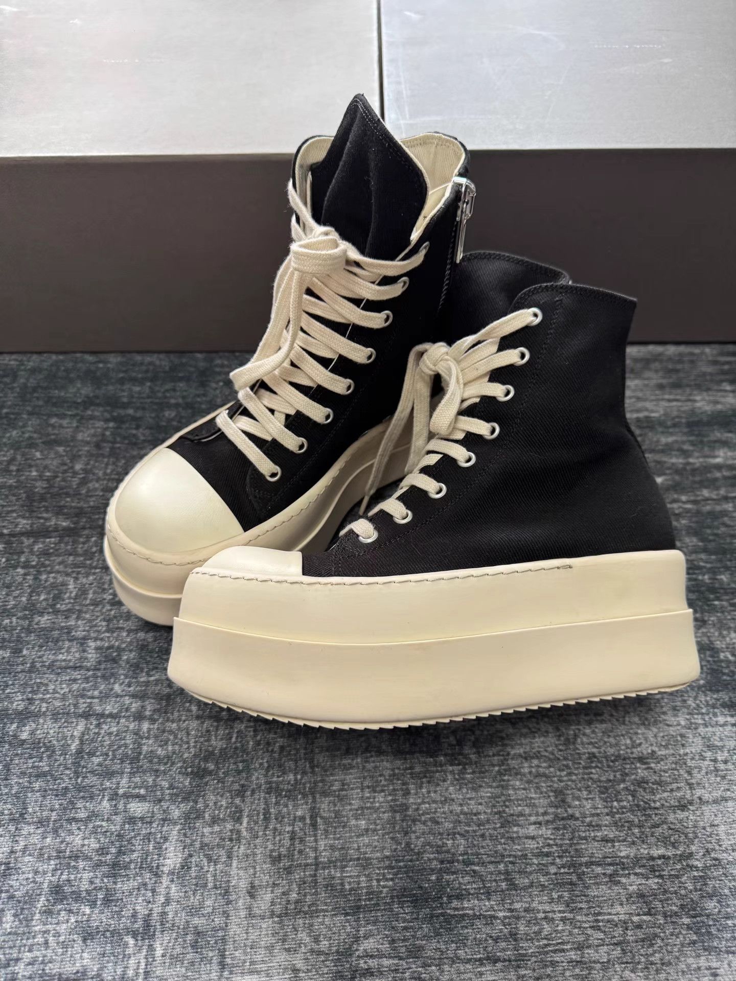 Rick Owens high-top platform Converse