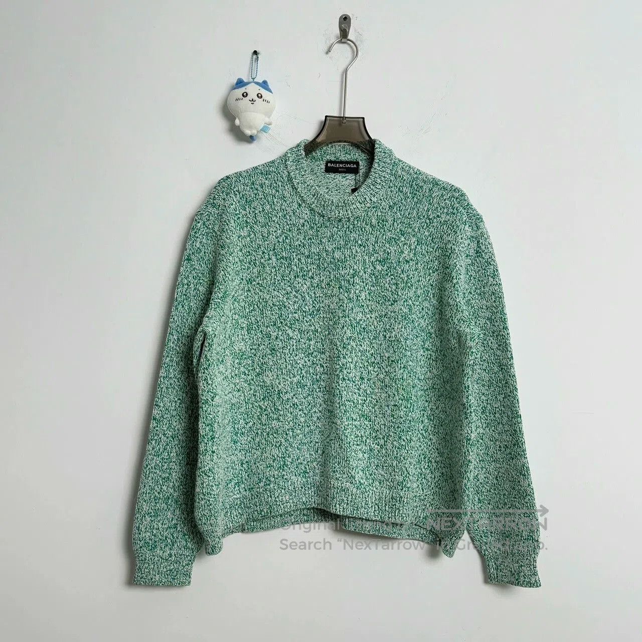 Balenciaga Balenciaga Green Snowflake Pattern Sweater. Size M / US 6-8 / IT 42-44 - 1 Thumbnail