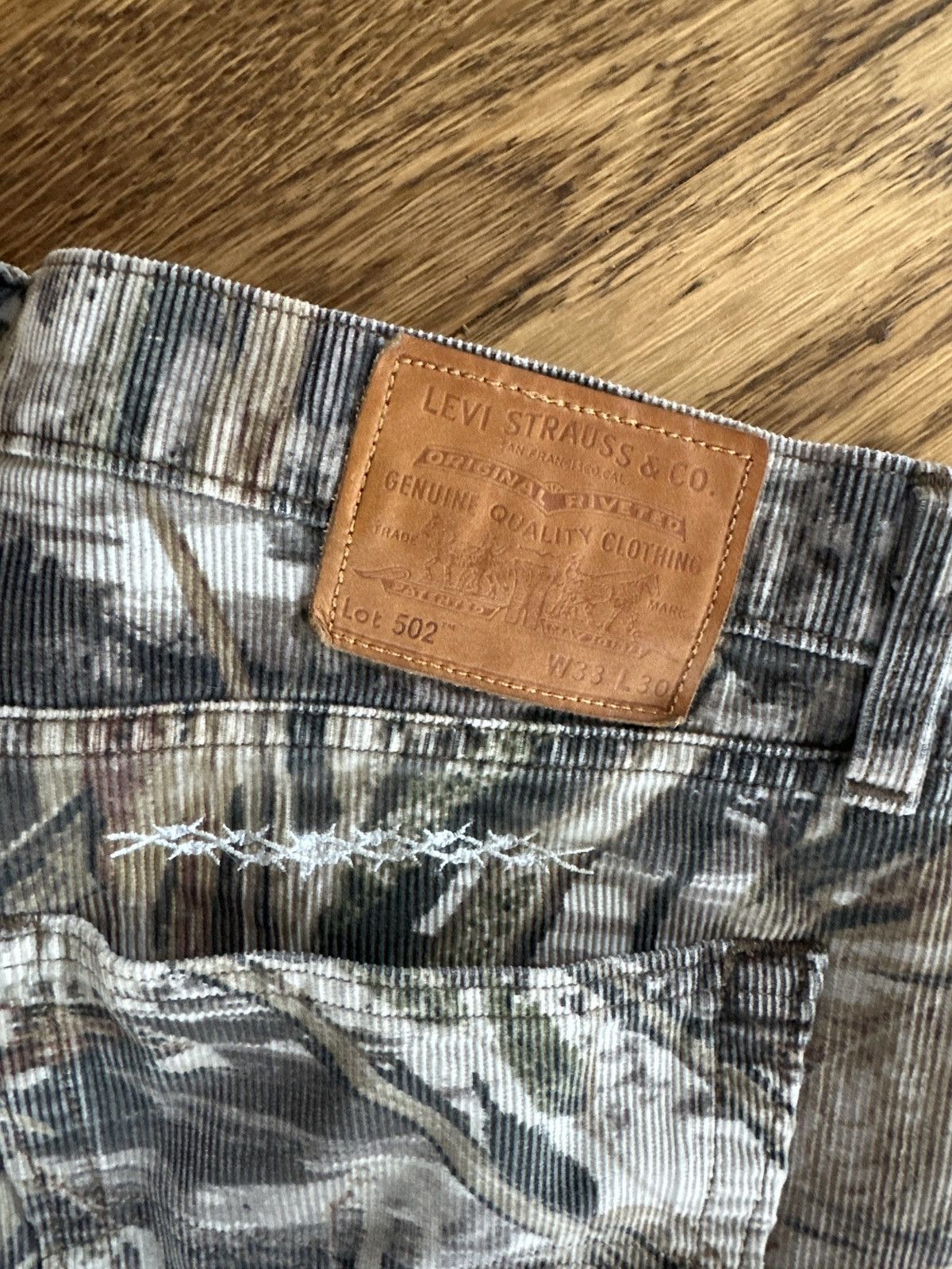 Levi's Levi’s foliage print camo skinny corduroy Size US 33 - 3 Thumbnail