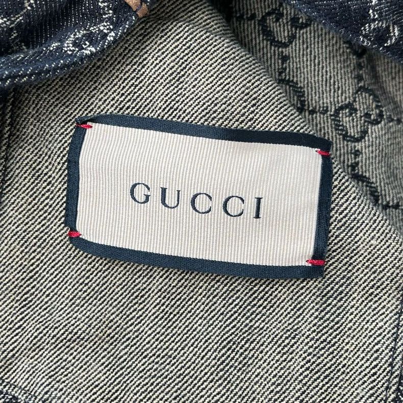 Gucci Gucci Full-print denim jacket 2503-Nextarrow Size US M / EU 48-50 / 2 - 6 Thumbnail