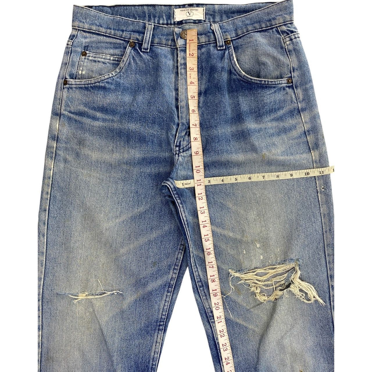 Japanese Brand Japanese Brand Faded Style Distressed Baggy Jeans Size US 32 / EU 48 - 9 Thumbnail