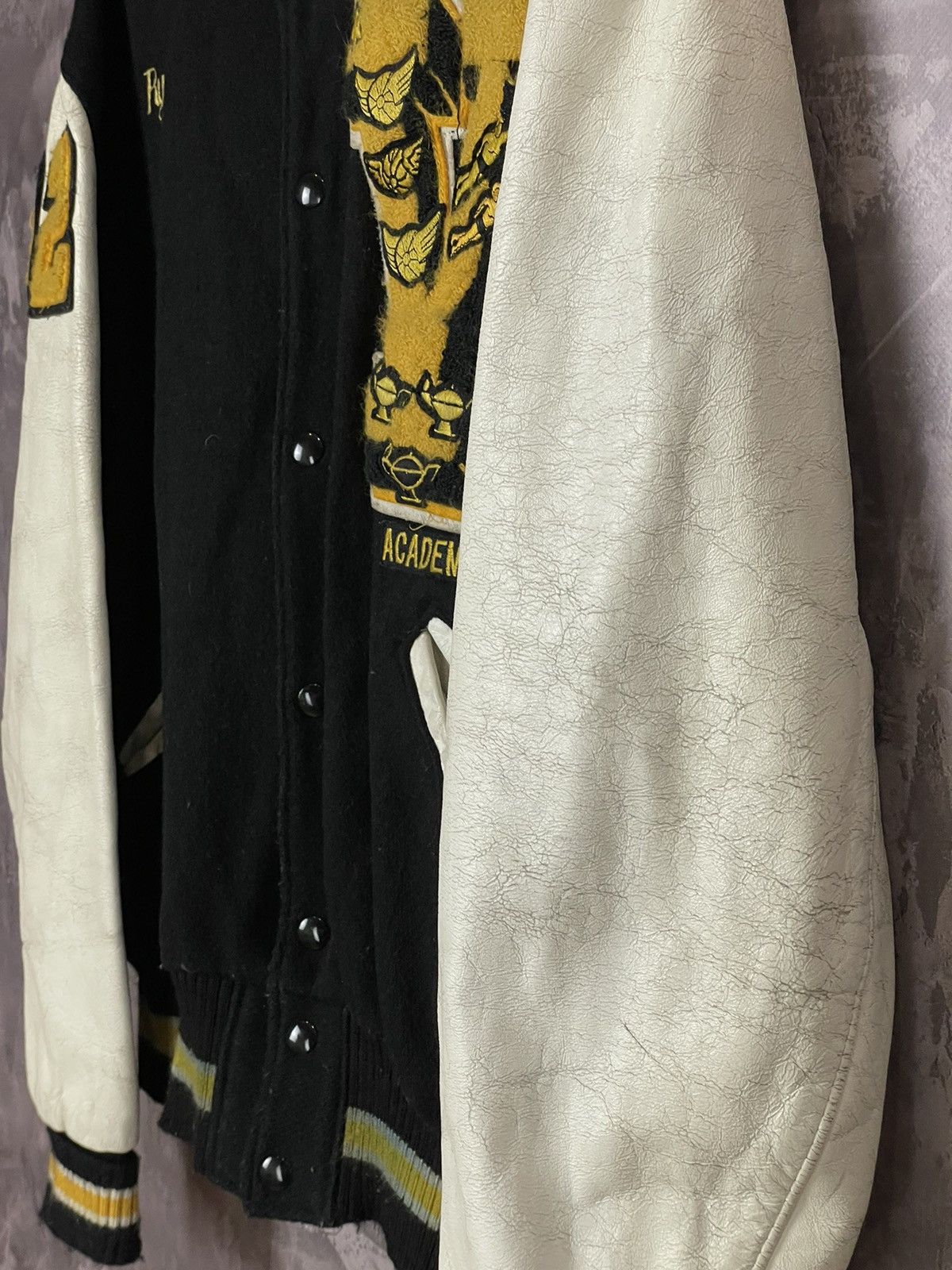 Delong Vintage 90s Delong Varsity Jacket Made in USA Size US L / EU 52-54 / 3 - 9 Thumbnail