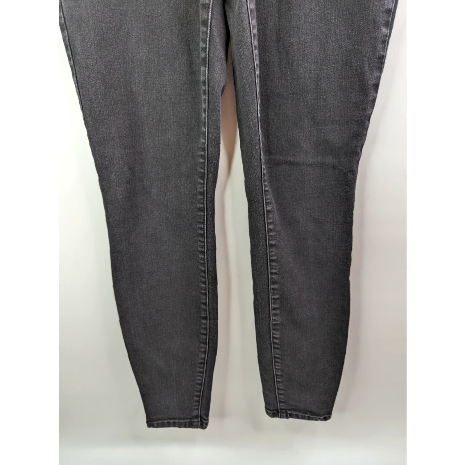 Vintage Maurices Everflex High Rise Skinny Jeans Black Wash Stretch Denim Size 4 Reg Size 27" / US 4 / IT 40 - 3 Thumbnail