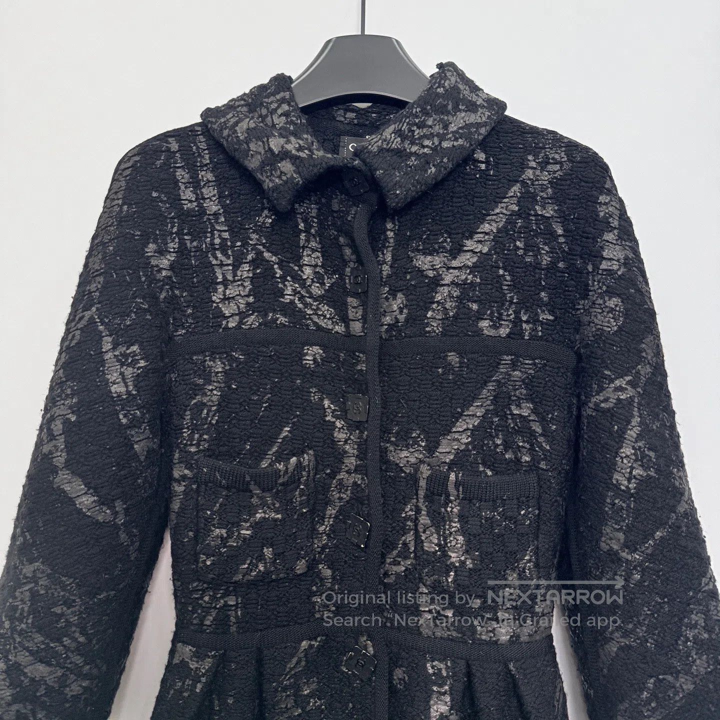 Chanel Chanel Black Tweed Short Jacket| Size XXS / US 00 / IT 34 - 2 Thumbnail