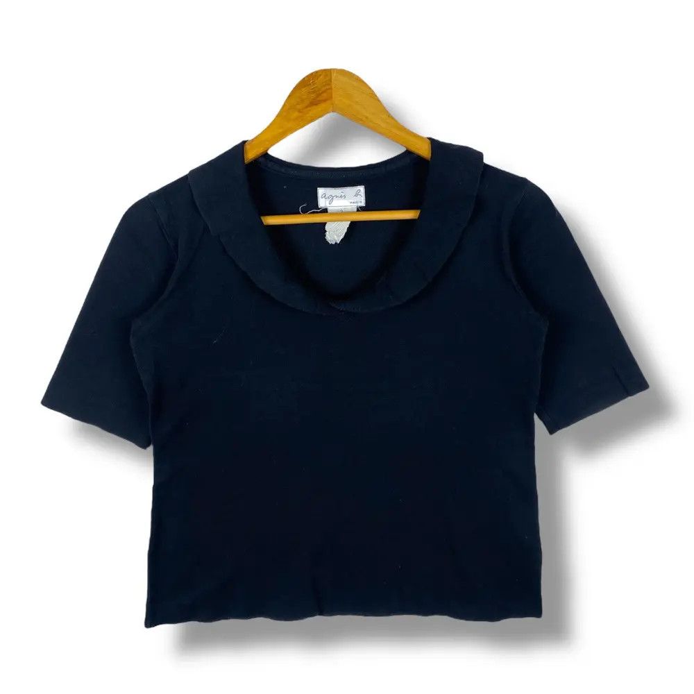 agnes b. Ladies AGNES B. Paris Black Tee Shirt Size 2 Size S / US 4 / IT 40 - 1 Thumbnail