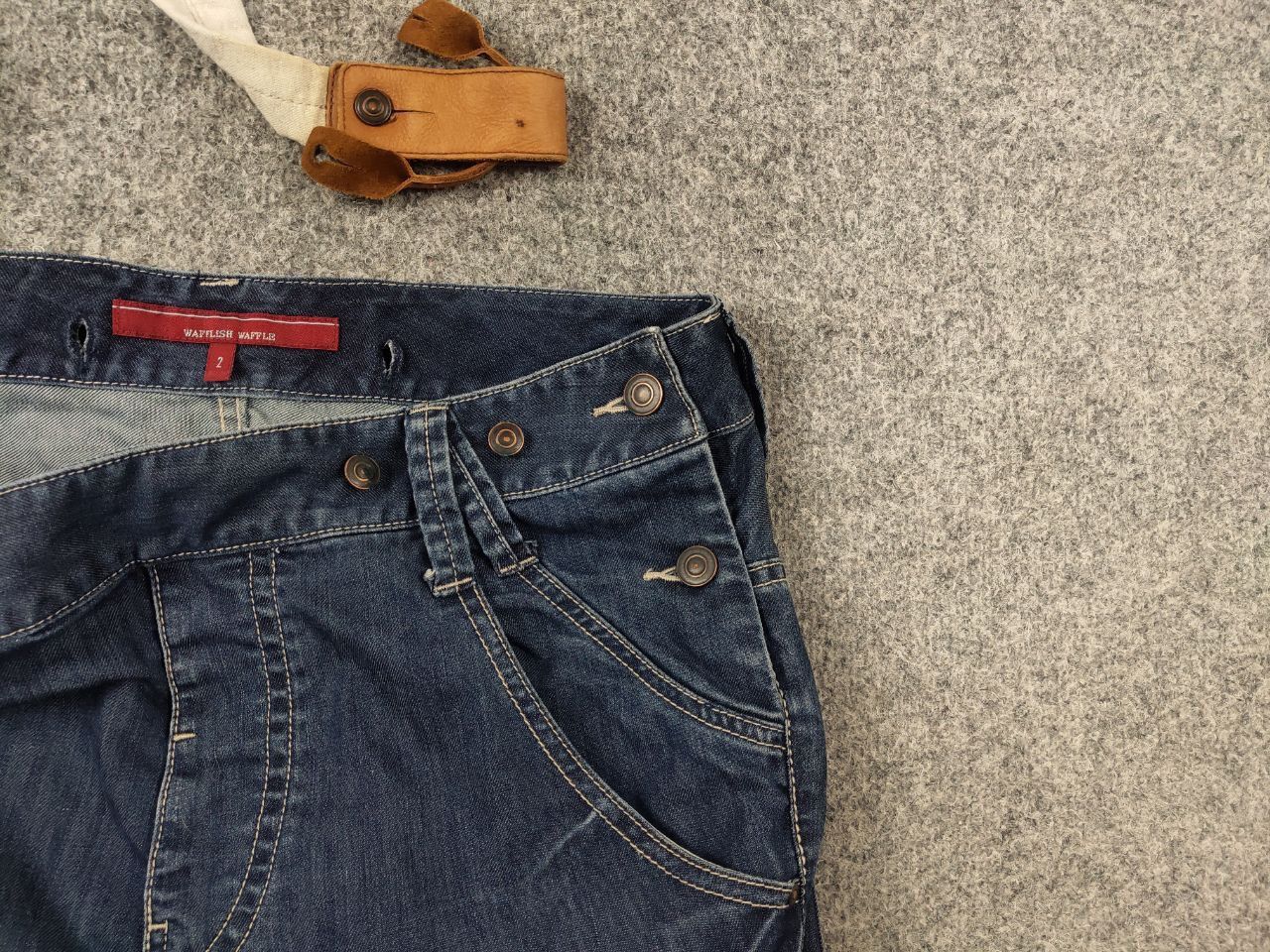 Japanese Brand Wafflish Waffle Vintage Japan Kapital Design Jeans Overall Size US 32 / EU 48 - 15 Thumbnail