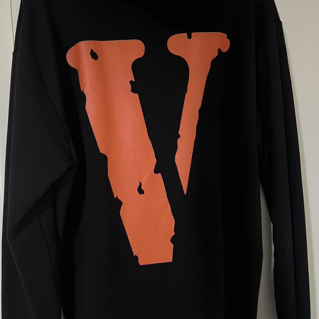 Vlone Vlone Friends hoodie black orange XL Grailed
