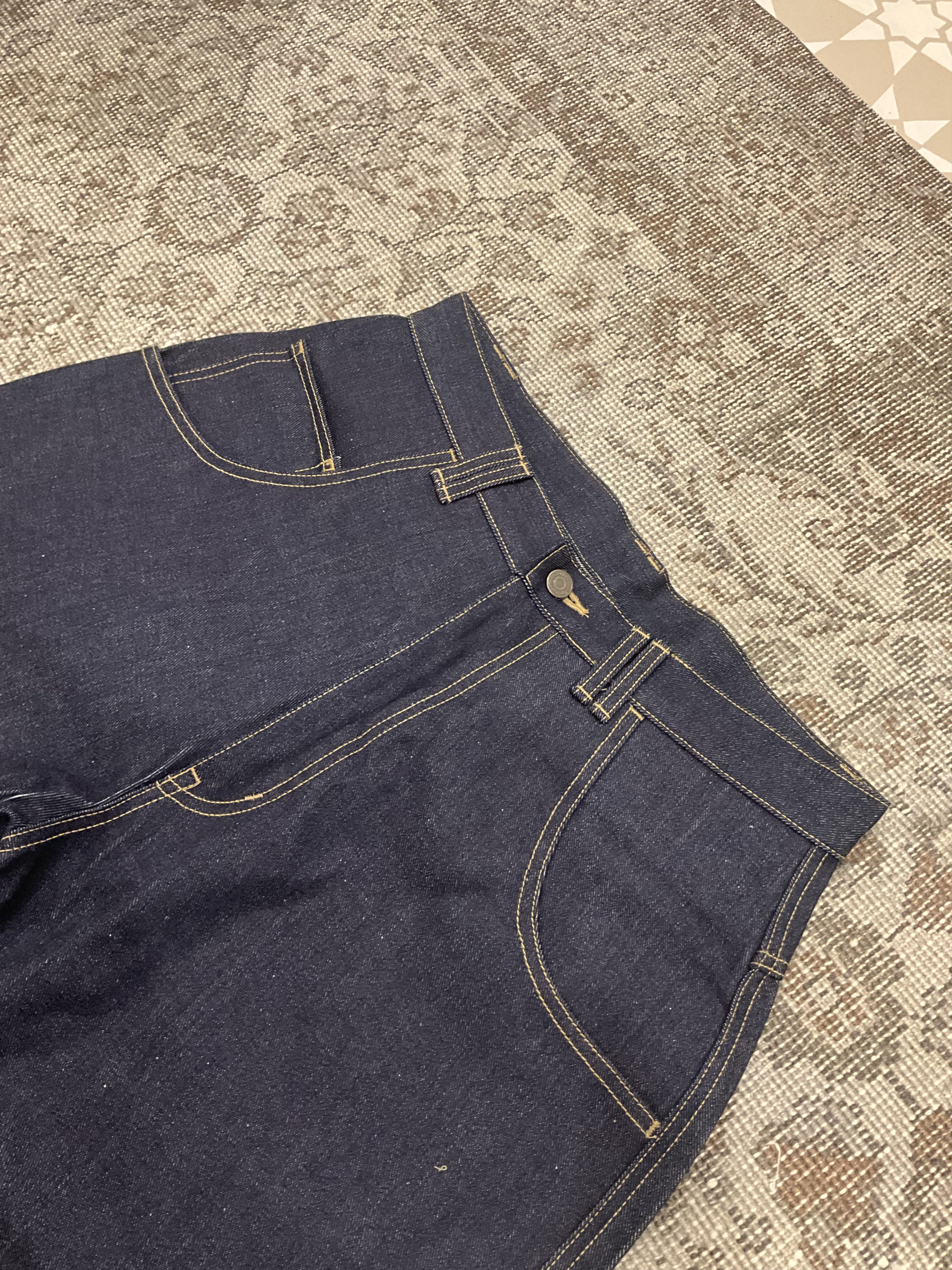 Other Kojima Denim Wide Leg Jeans Dark Indigo Deadstock Japan 90s Size US 32 / EU 48 - 3 Thumbnail