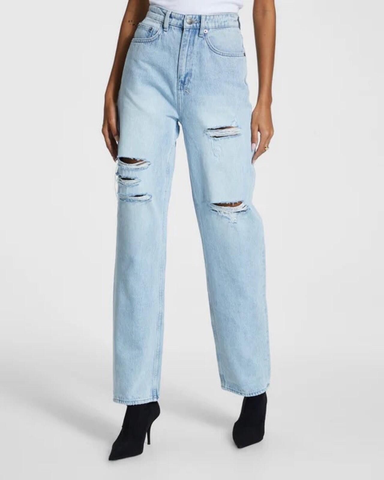 Ksubi new ksubi womens denim jeans playback sense sliced 24 6 blue Size 24" / US 00 / IT 34 - 1 Thumbnail