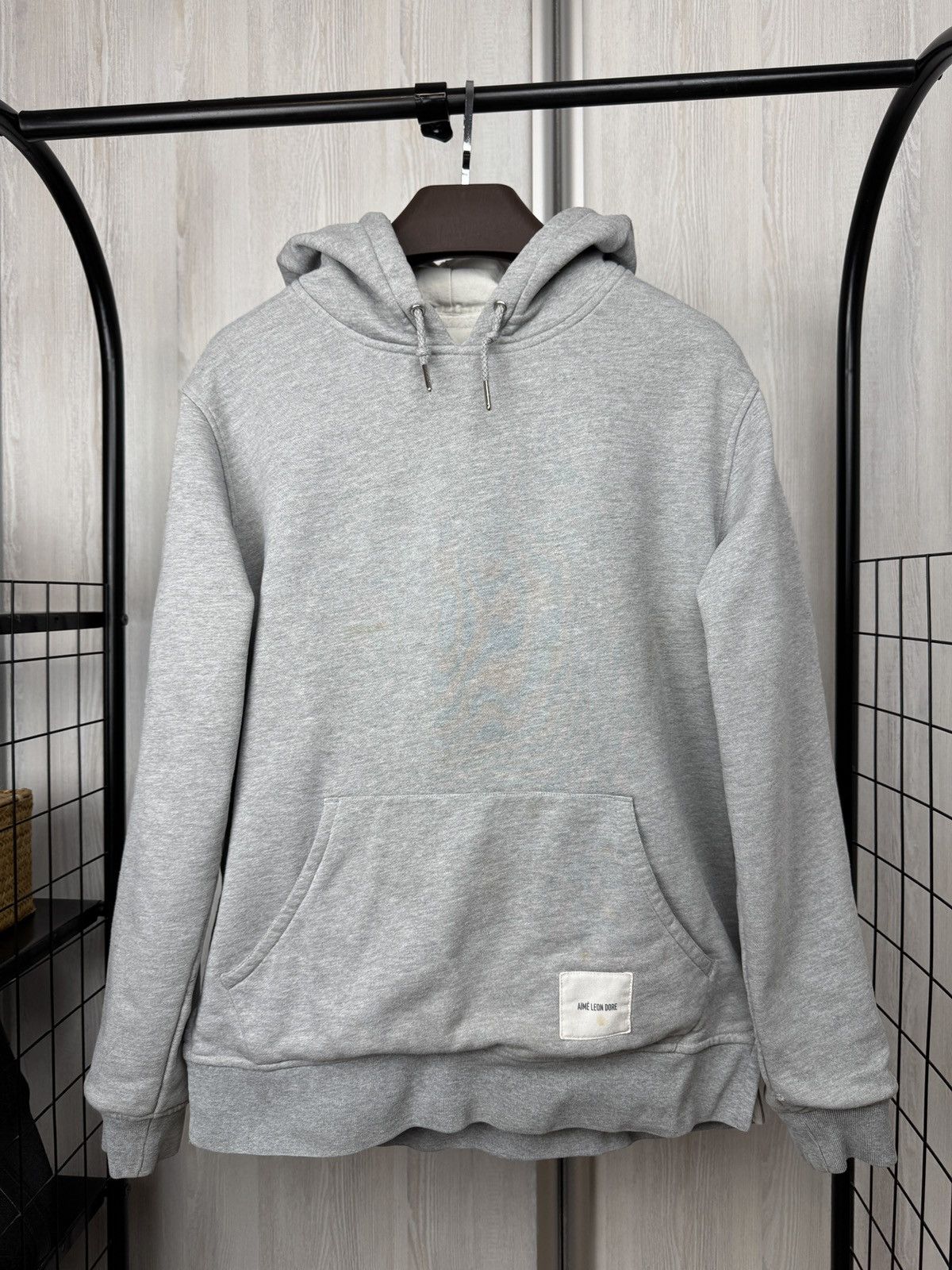 Aime Leon Dore Aime Leon Dore vintage grey distressed faded grey hoodie Size US L / EU 52-54 / 3 - 3 Thumbnail