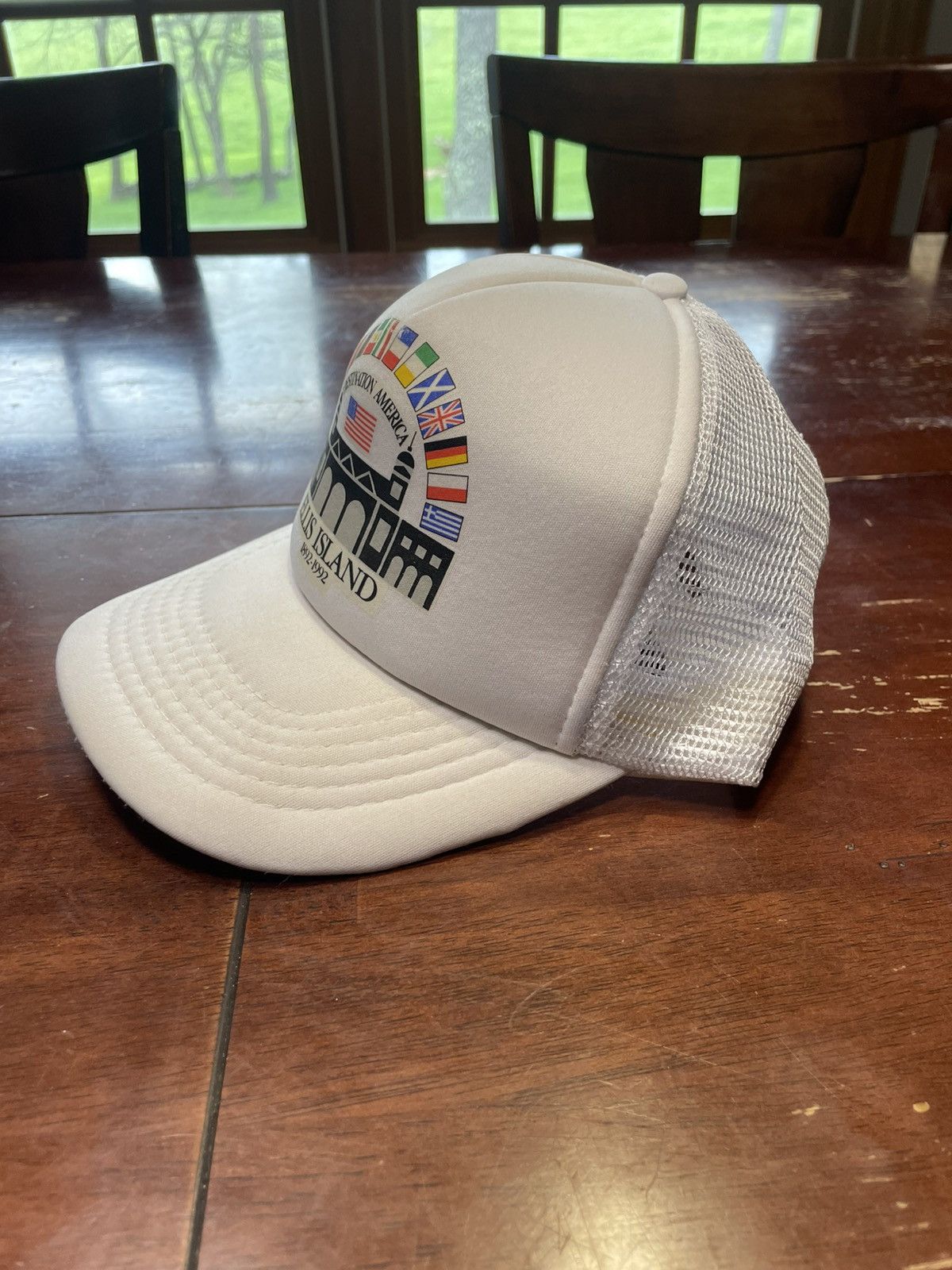 Other “Ellis Island” white trucker hat Size ONE SIZE - 4 Thumbnail