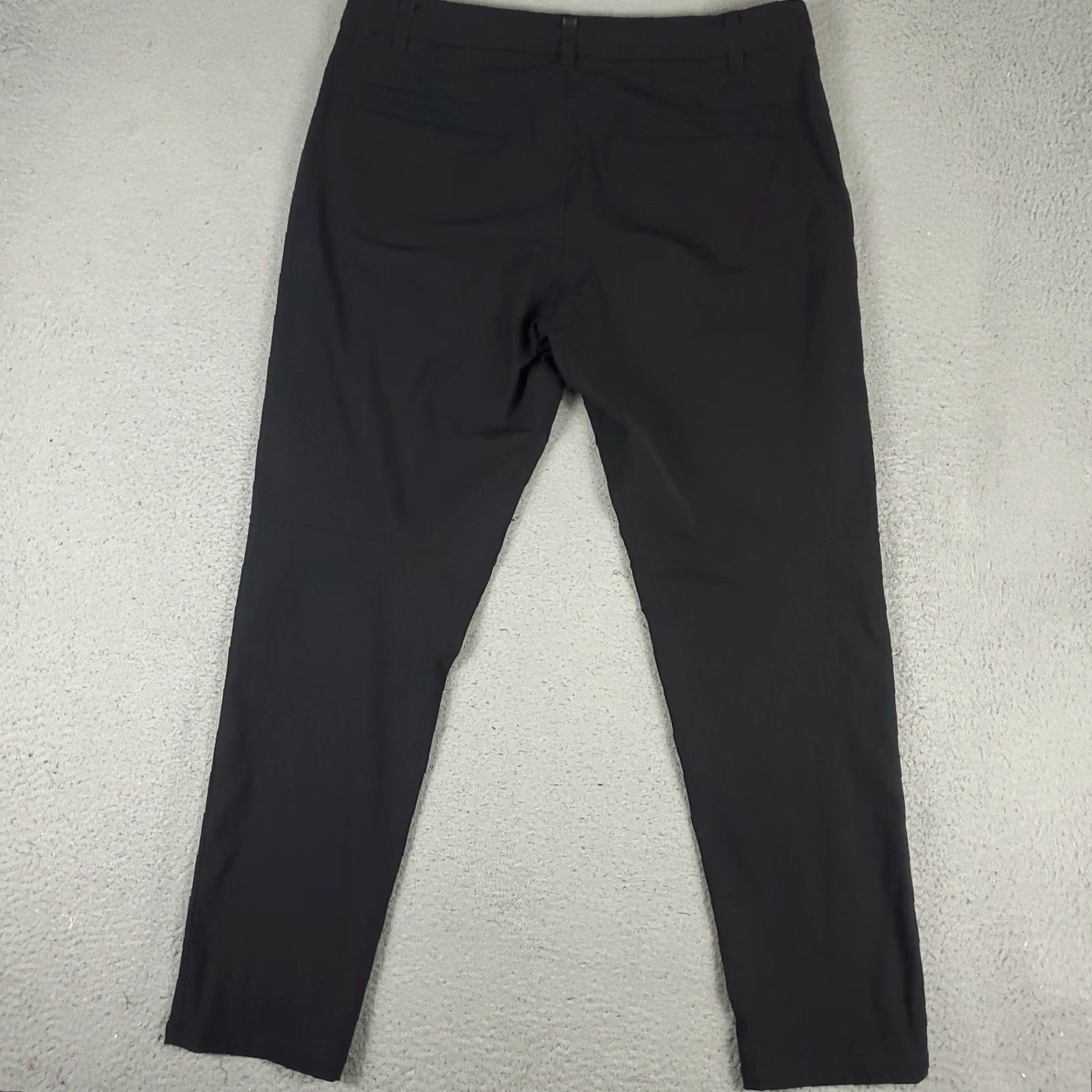 Lululemon Lululemon Pants 36x31 Black Chino Flat Front Regular Straight Slash Pockets Logo Mens Size US 36 / EU 52 - 7 Thumbnail