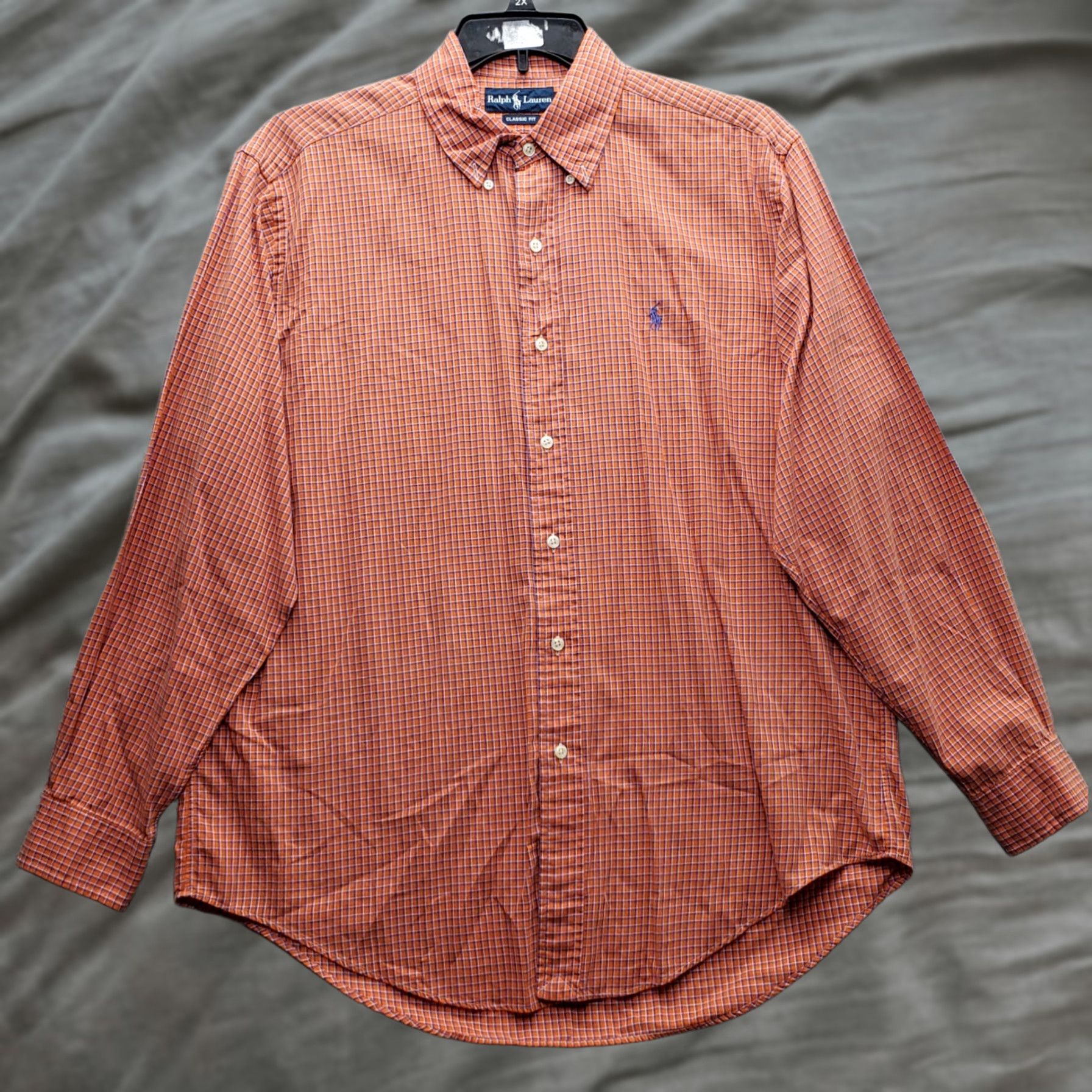 Ralph Lauren Ralph Lauren Shirt Mens L Multicolor Check Button-Down Collared Casual Classic Fit Shirt Size US L / EU 52-54 / 3 - 1 Thumbnail