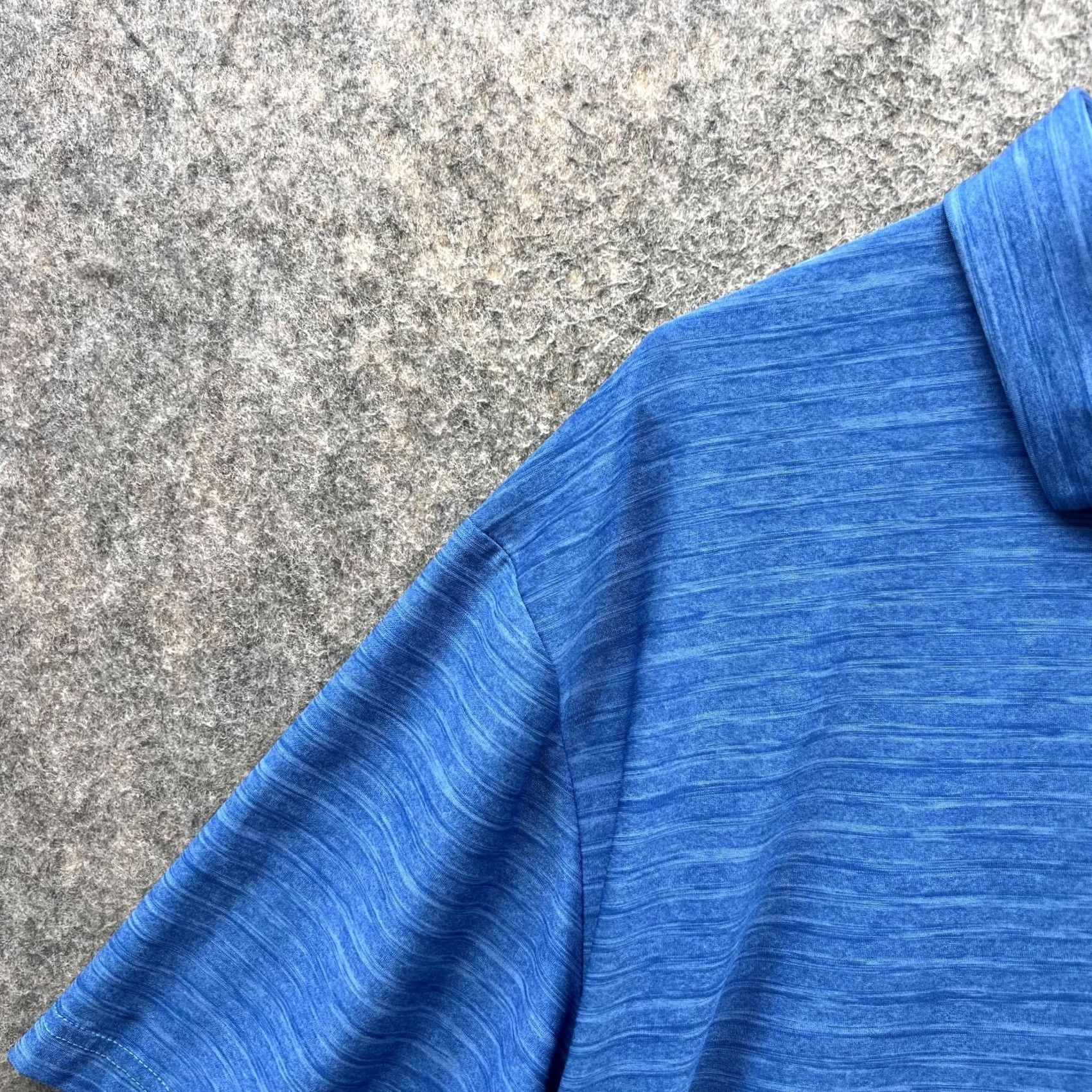 Vintage VINTAGE Jack Nicklaus Polo Shirt Men Large Heather Blue Bear Lakes Polyester Golf Casual Shirt Size US L / EU 52-54 / 3 - 3 Thumbnail