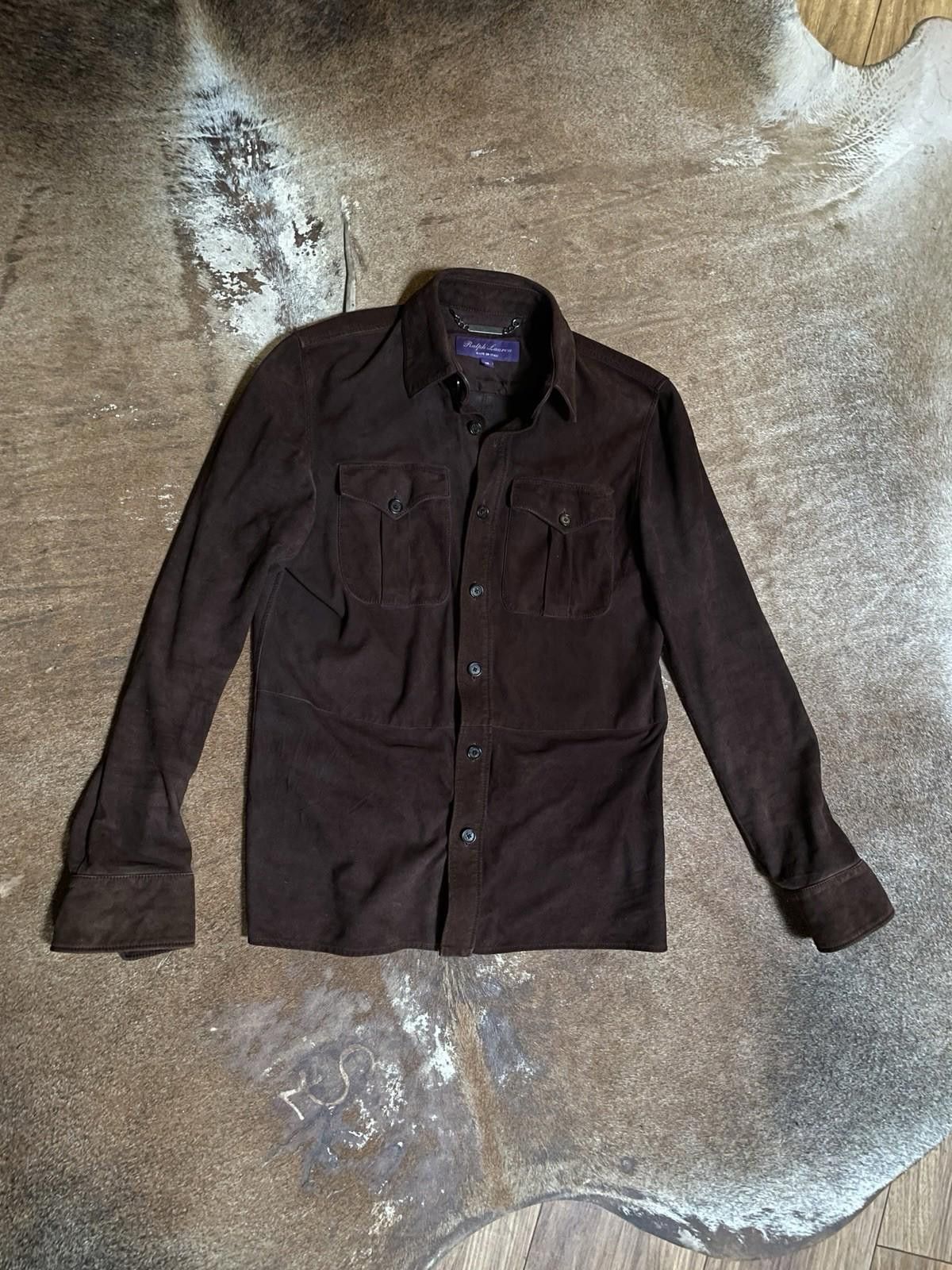 Ralph Lauren Purple Label Ralph Lauren Purple Label Suede Jacket Size US S / EU 44-46 / 1 - 1 Thumbnail
