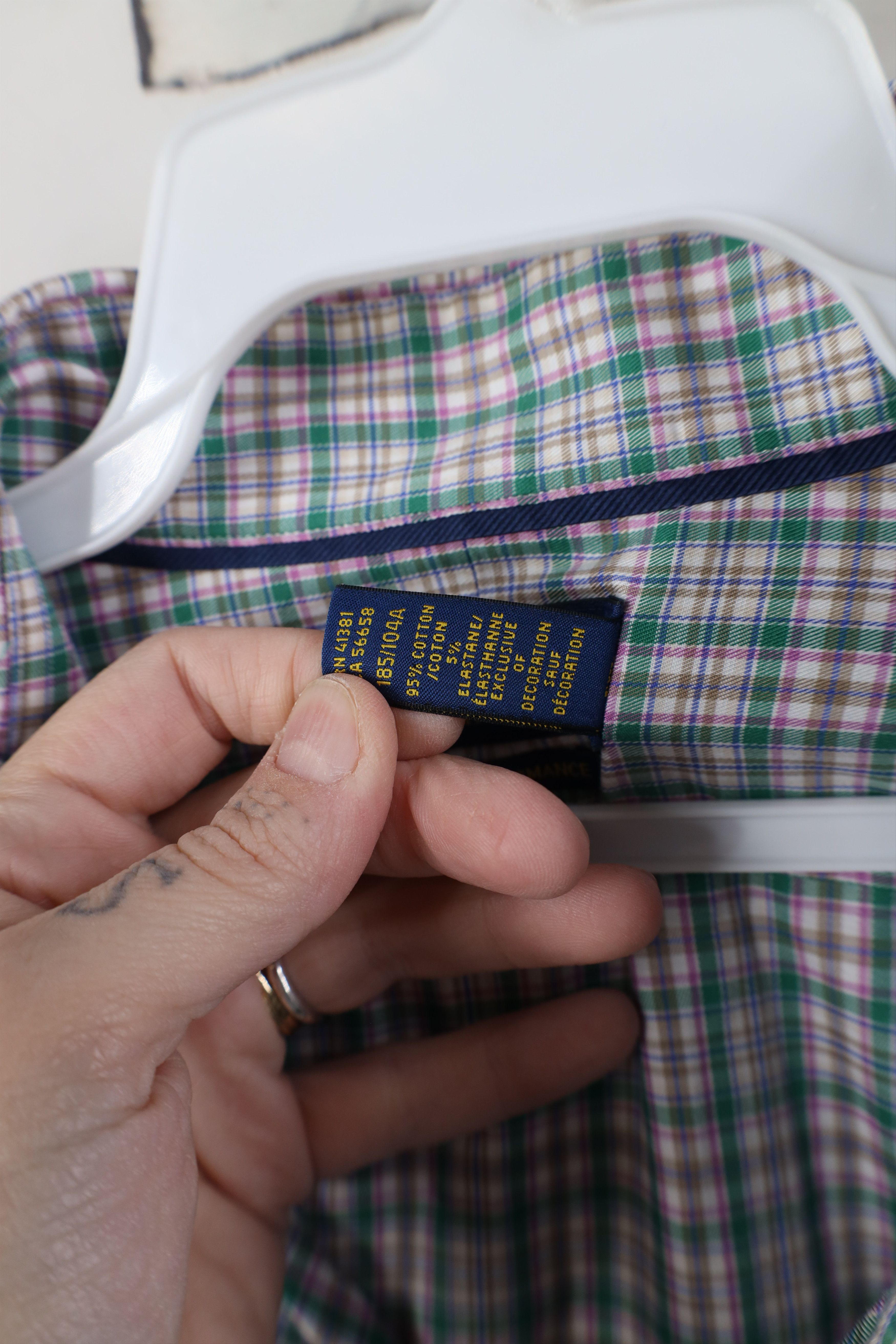 Ralph Lauren Ralph Lauren Flannel Collared Button Shirt Plaid Size US XL / EU 56 / 4 - 7 Thumbnail